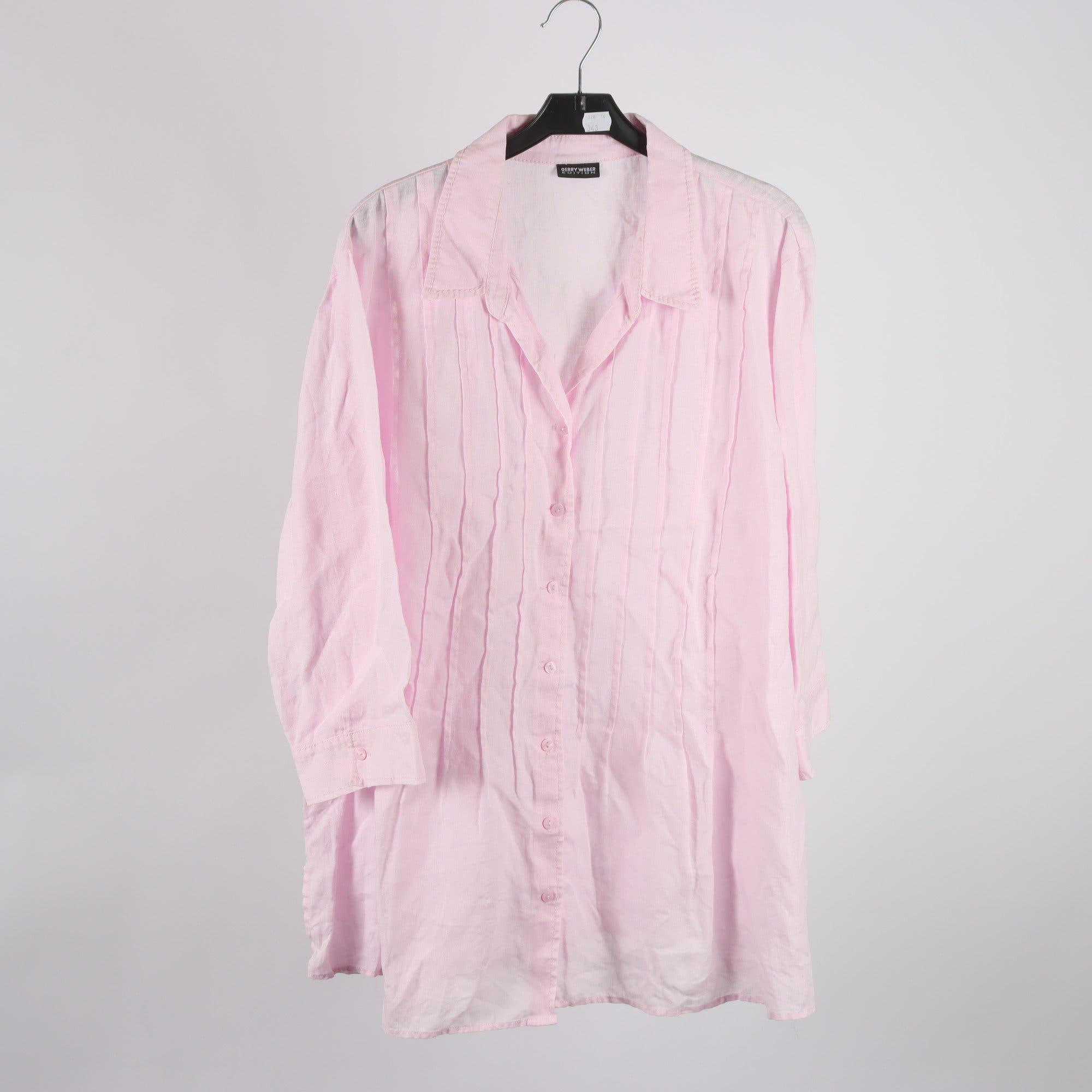 Blus, Gerry Weber, rosa, 100% lin, stl. ca. XL.