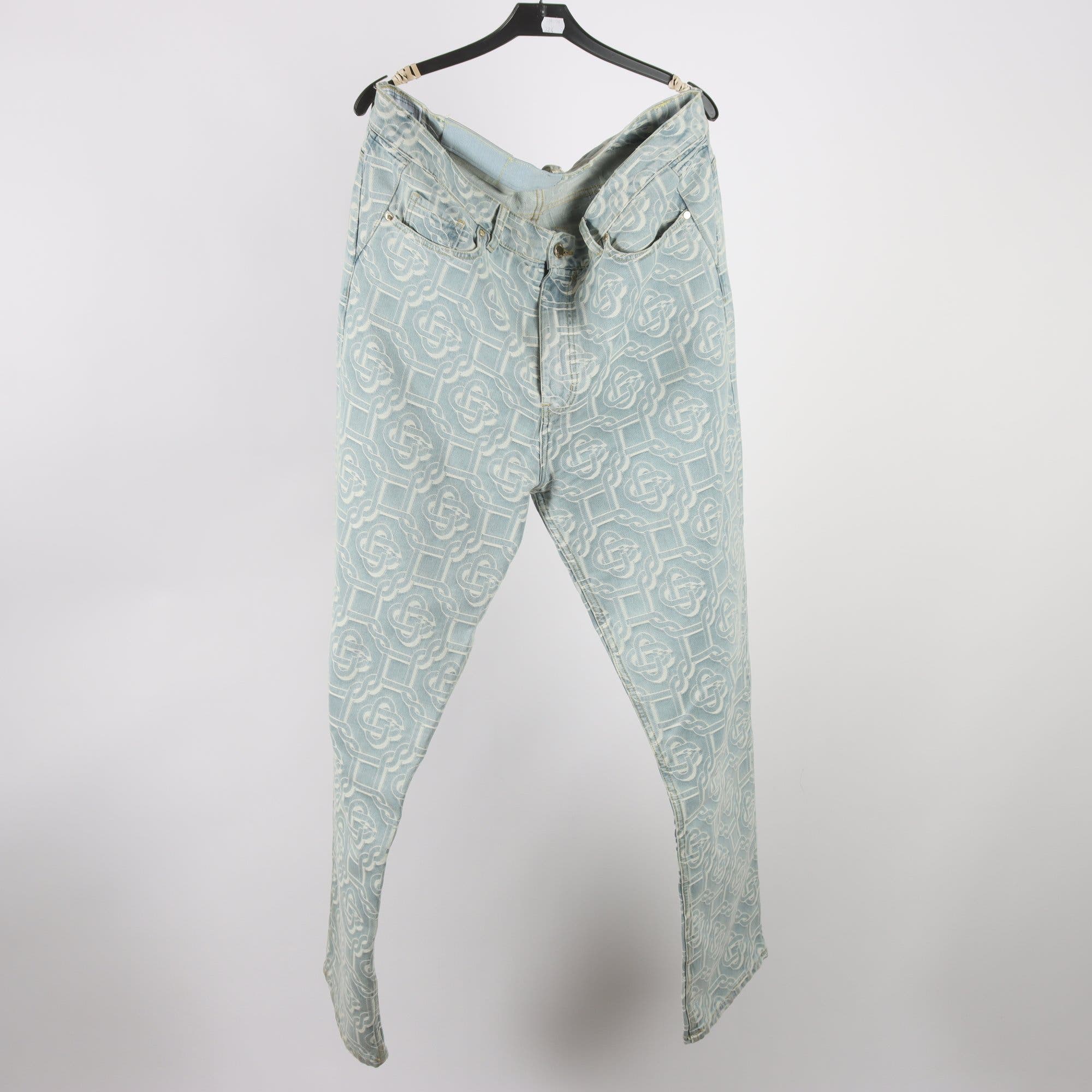 Jeans, Casablanca, blå, vit, stl. 32″.