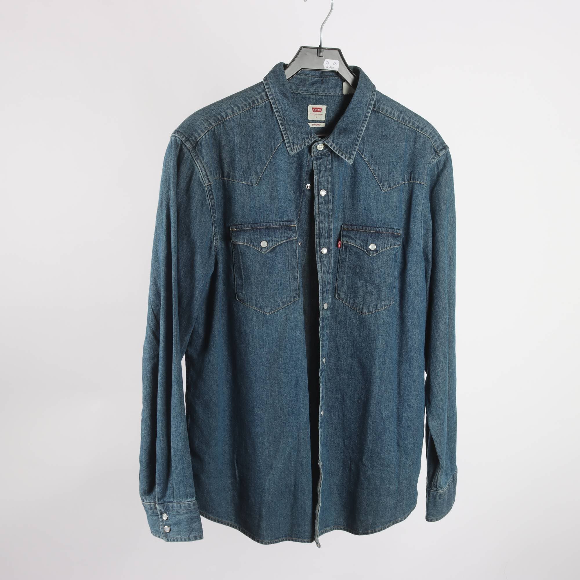 Jeansskjorta, Levis, stl. L