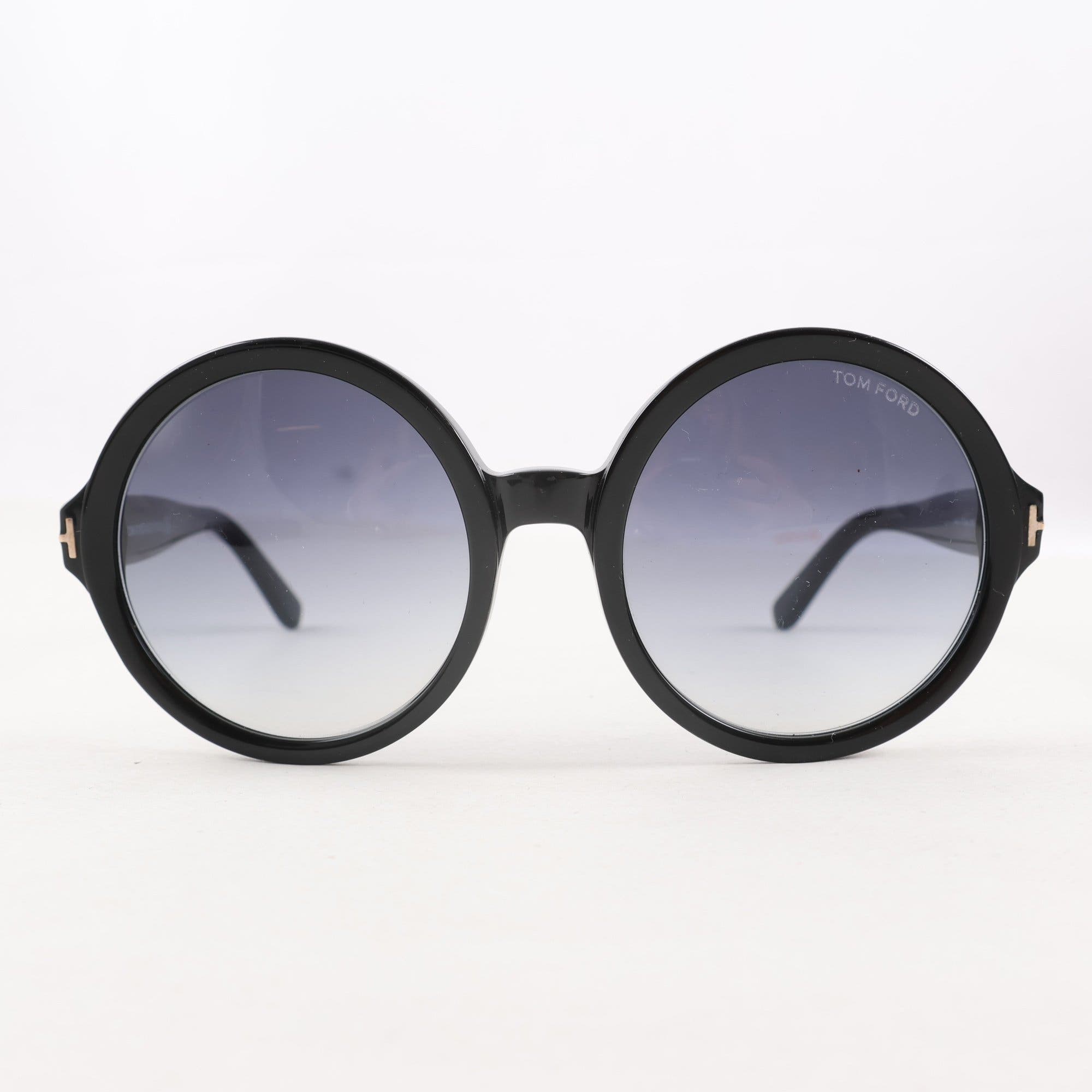 Solglasögon, acetat, Tom Ford Juliet, svarta