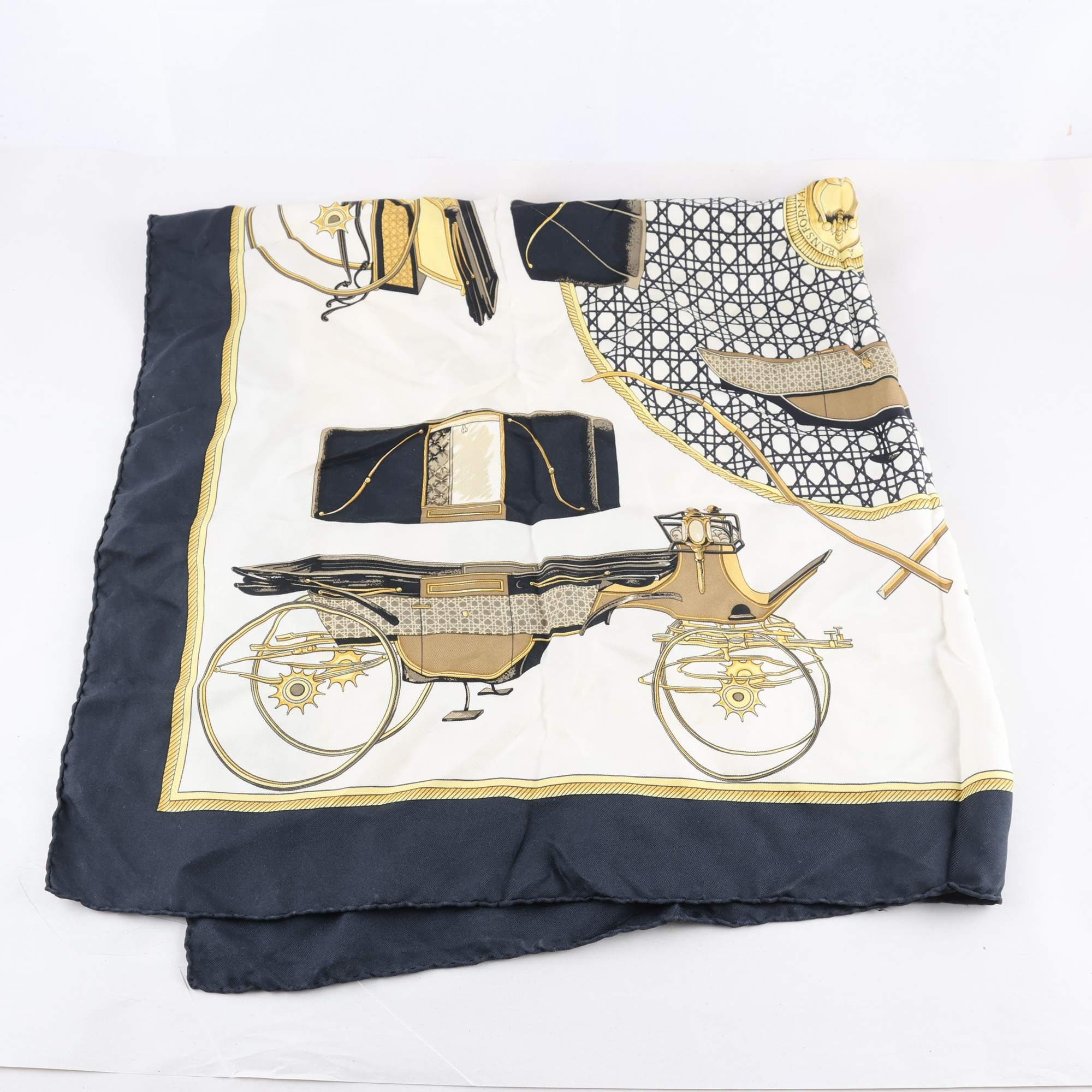 Scarf, Hermès, ”Les Voitures a Transformation”