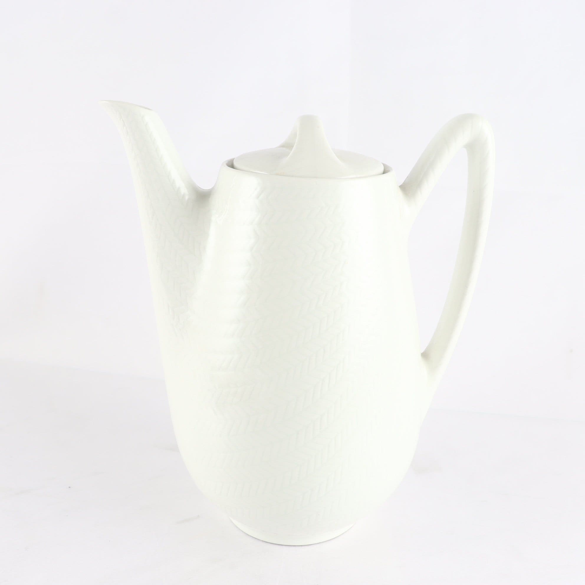 Kaffekanna, ”Blå eld”, Hertha Bengtsson, Rörstrand. Samfraktas ej.