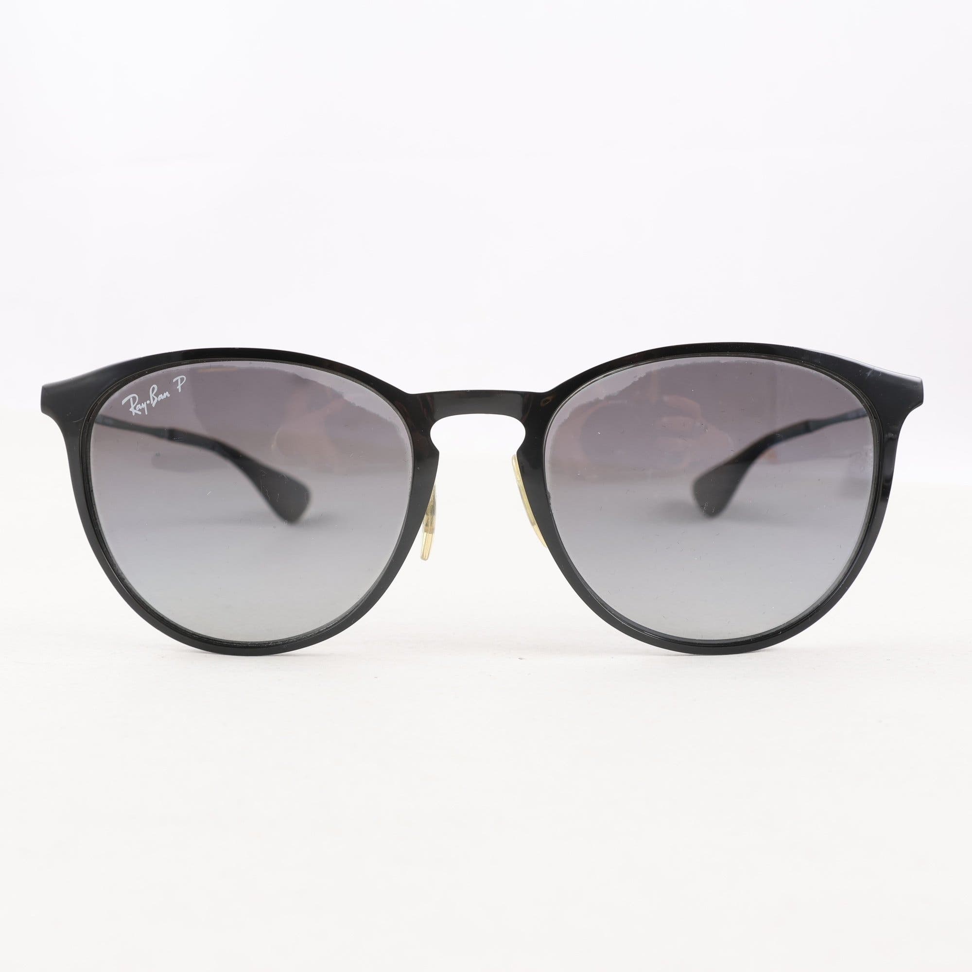 Solglasögon, metall, Ray Ban P, Erika, svarta