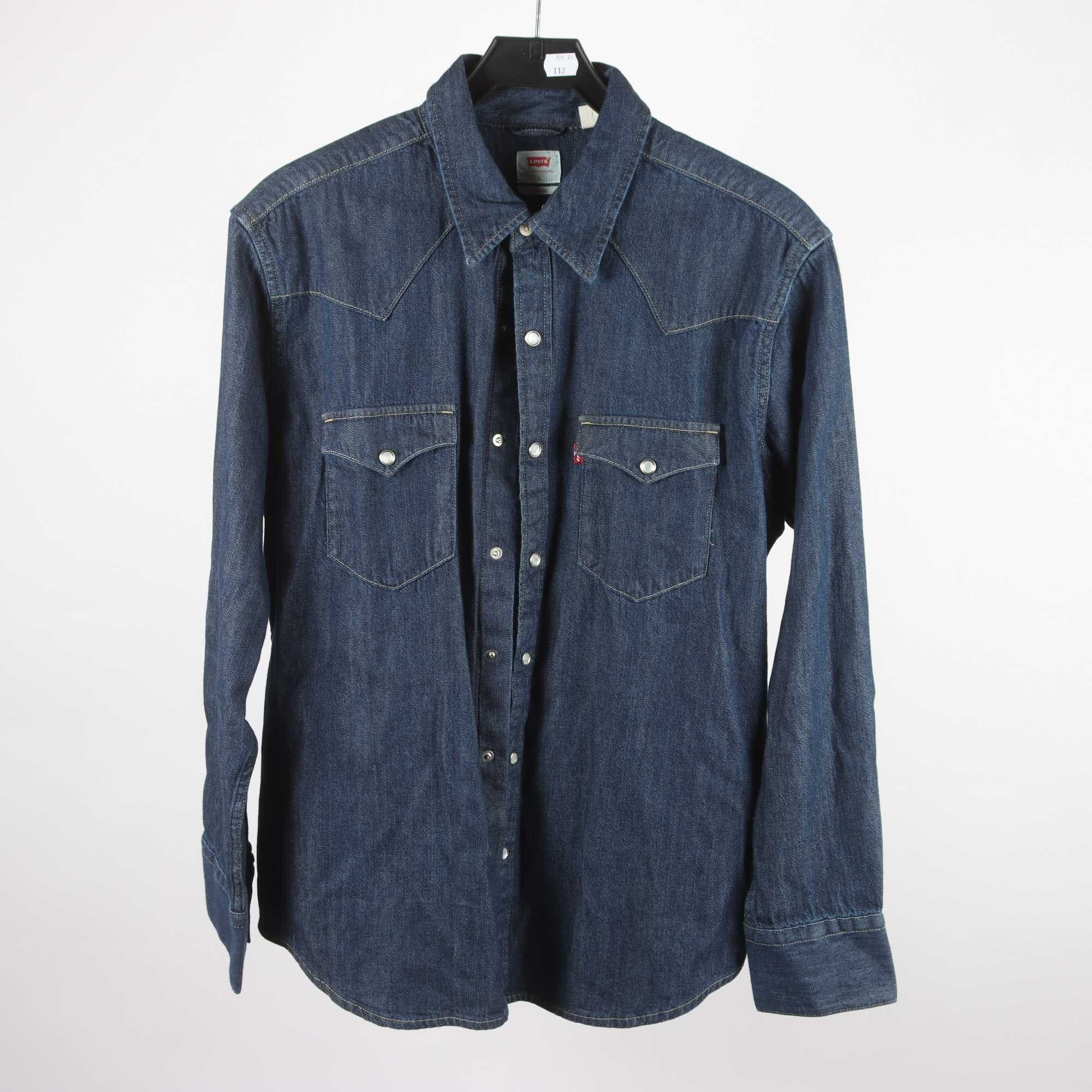 Jeansskjorta, Levis, blå, stl. L