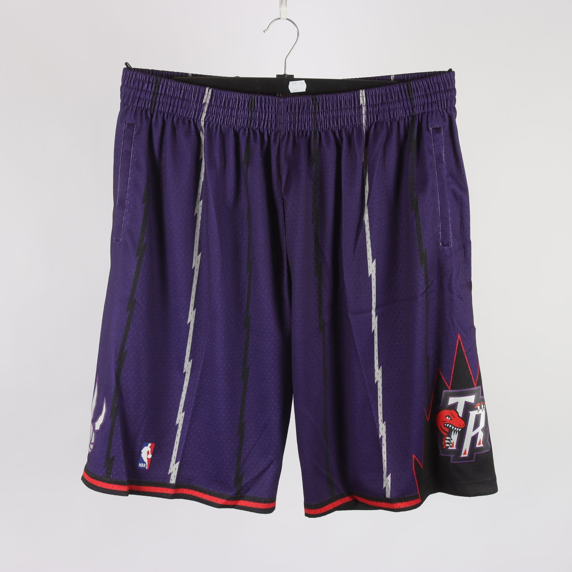 Shorts, Mitchell & Ness, Philadelphia, lila, stl. XL.