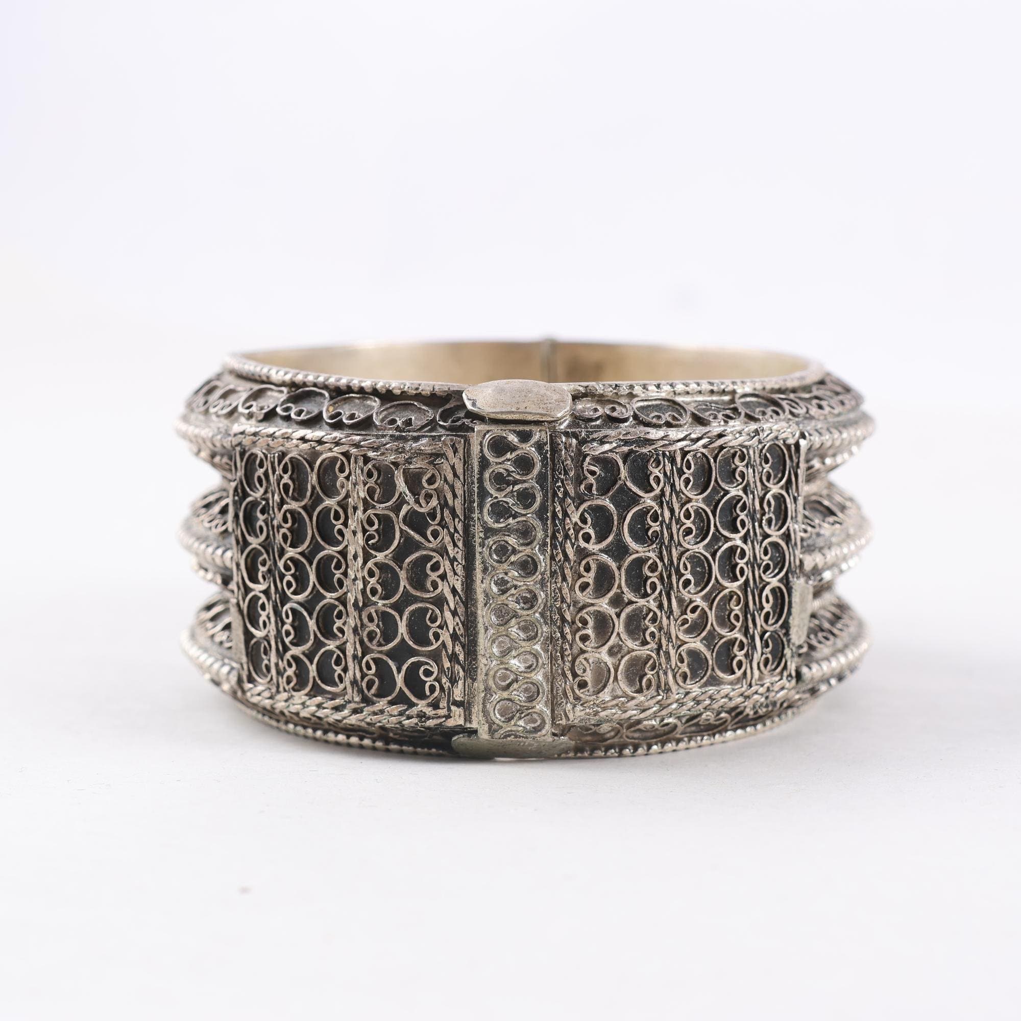 Armband, armring, silver, filigran, Nordafrika, vintage