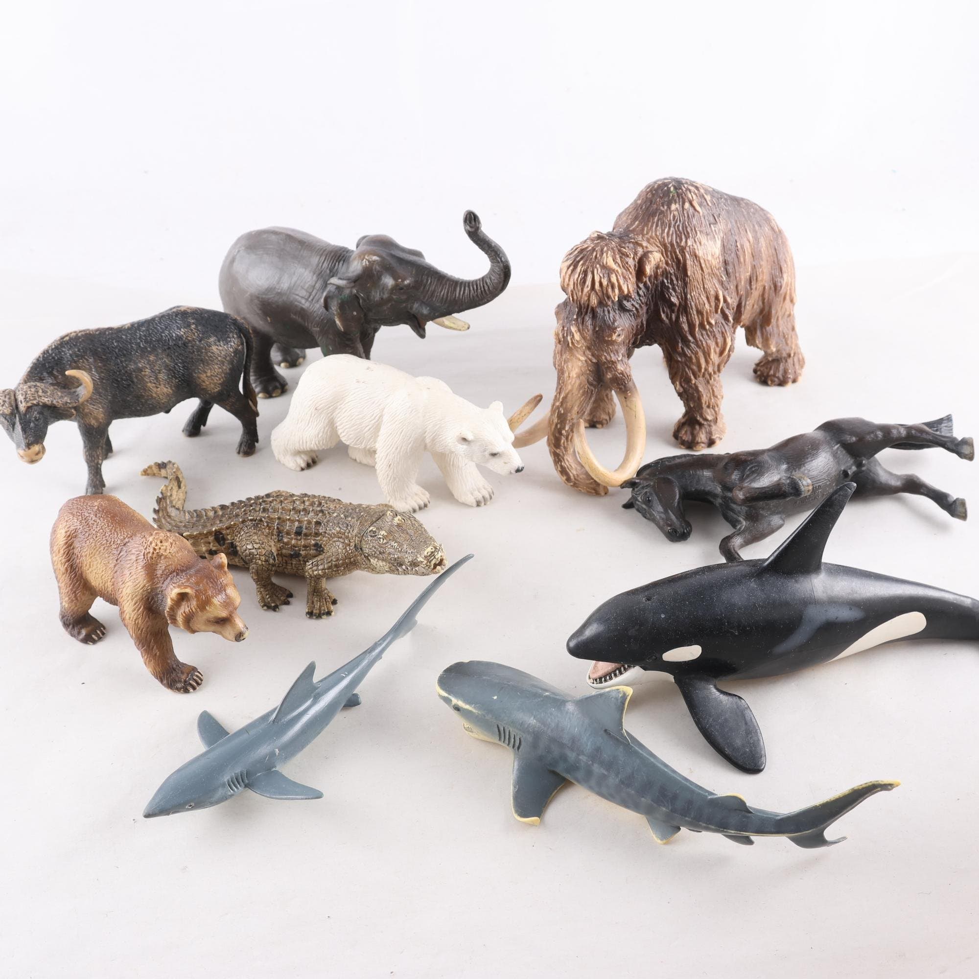 Vilda djur, Schleich, tio stycken. Samfraktas ej