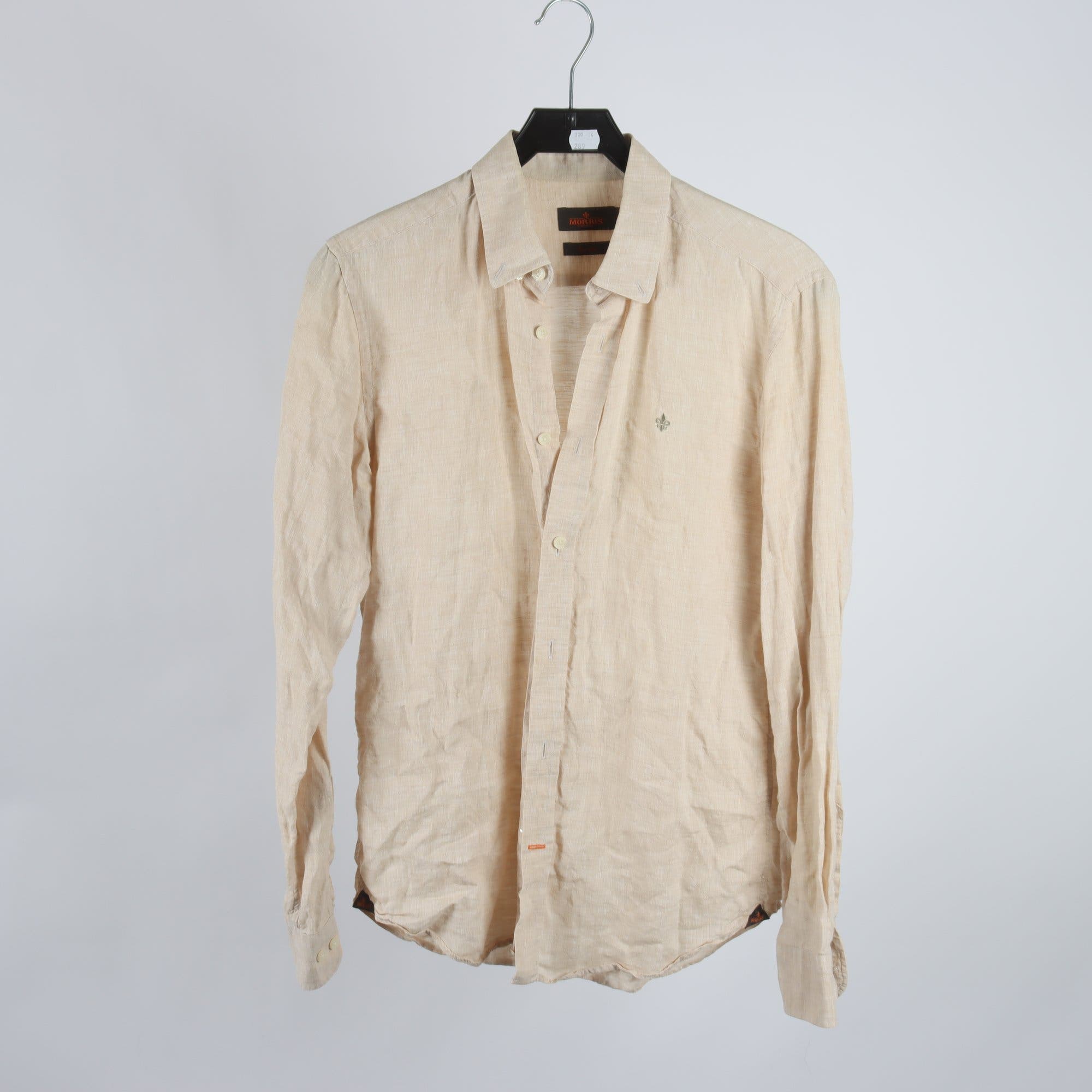 Skjorta, Morris, beige, 100% lin, stl. S.