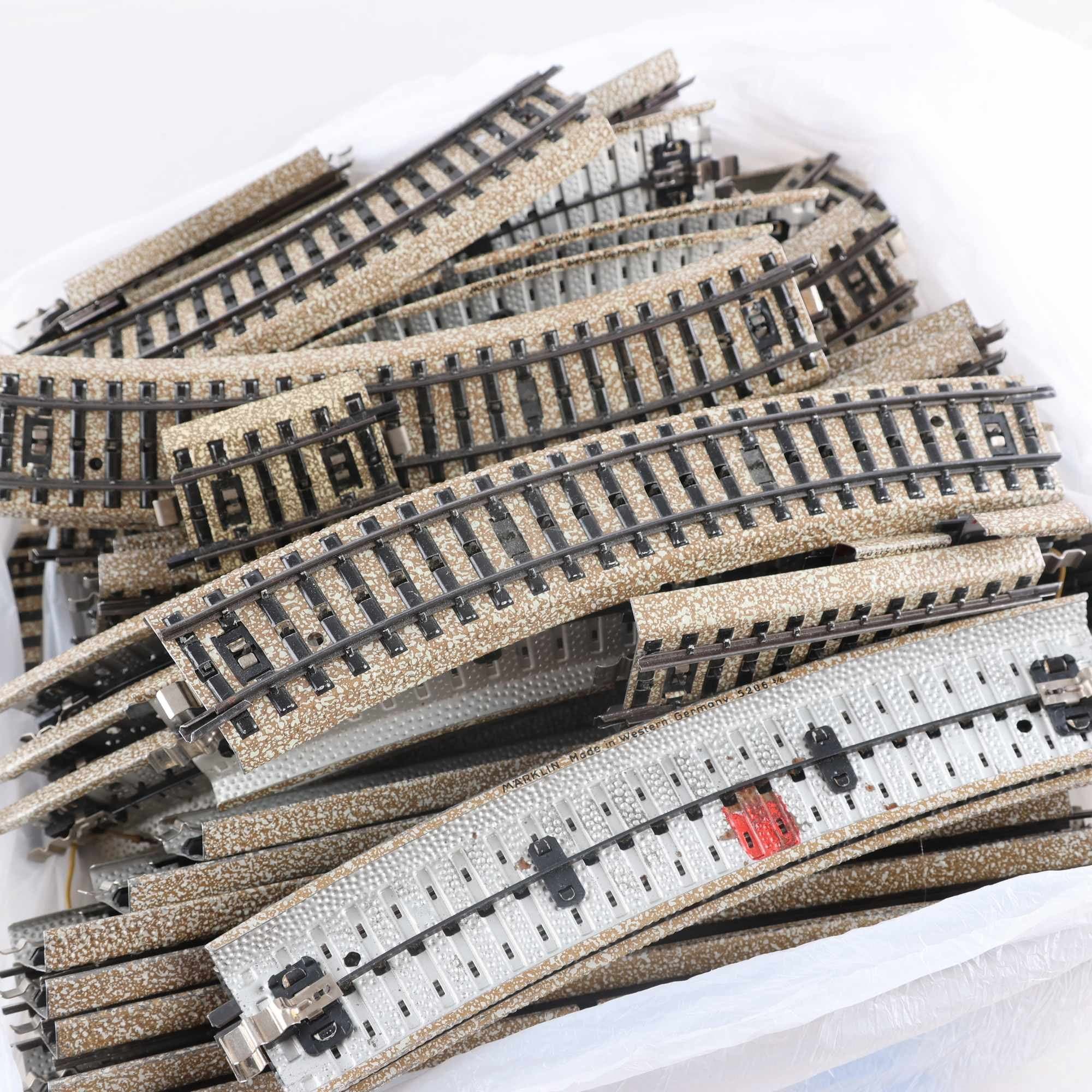 Räls, Märklin-tågräls, blandat parti.
