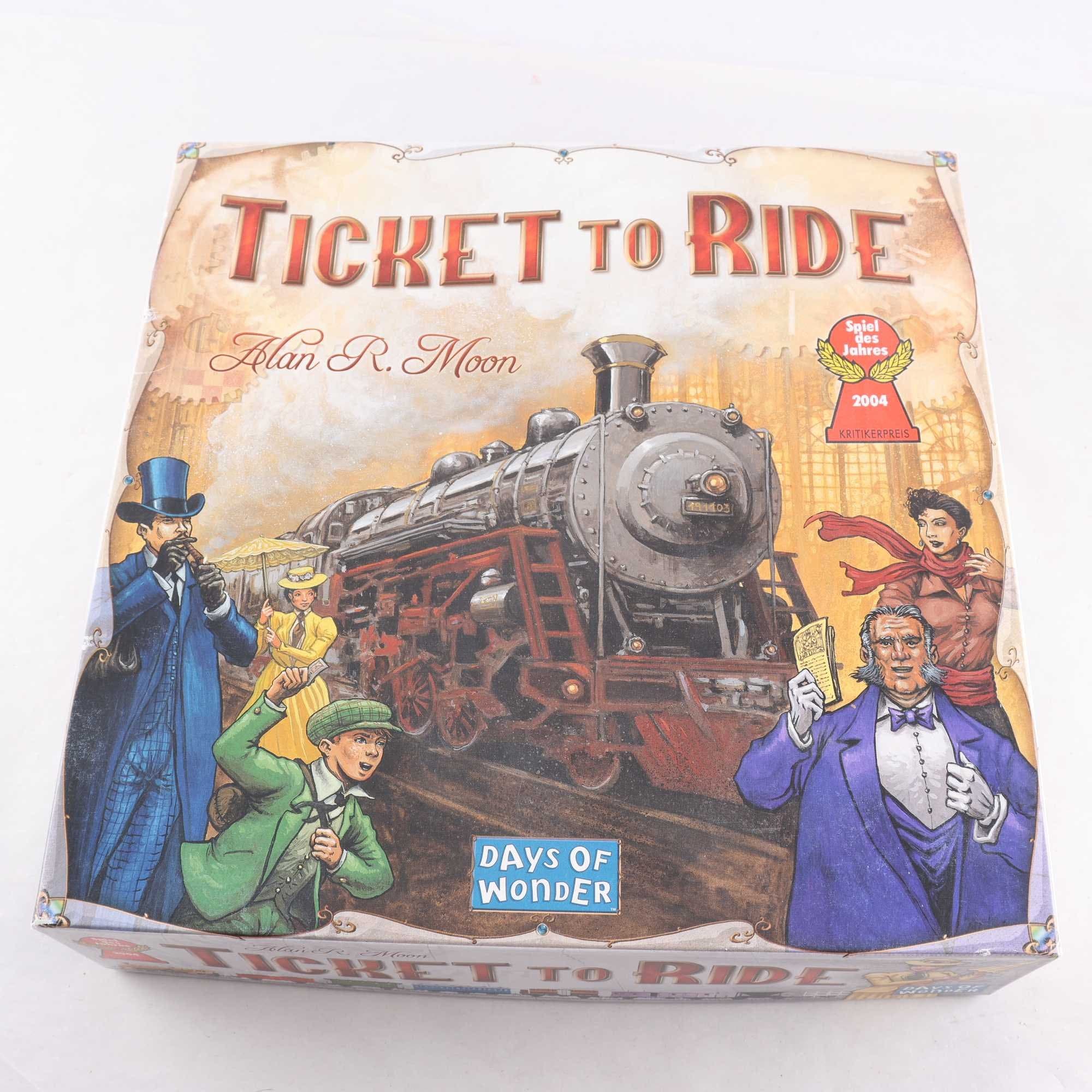 Spel, Ticket to ride, days of wonder.