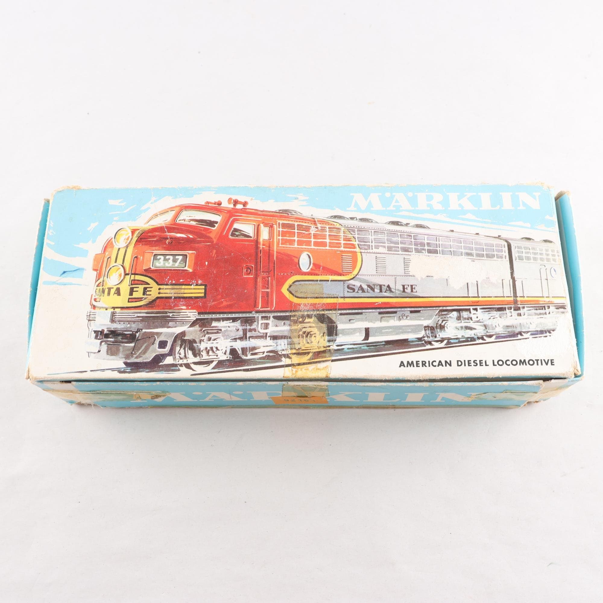 Lok, Märklin-santa fe, american diesel locomotive, i org ask.