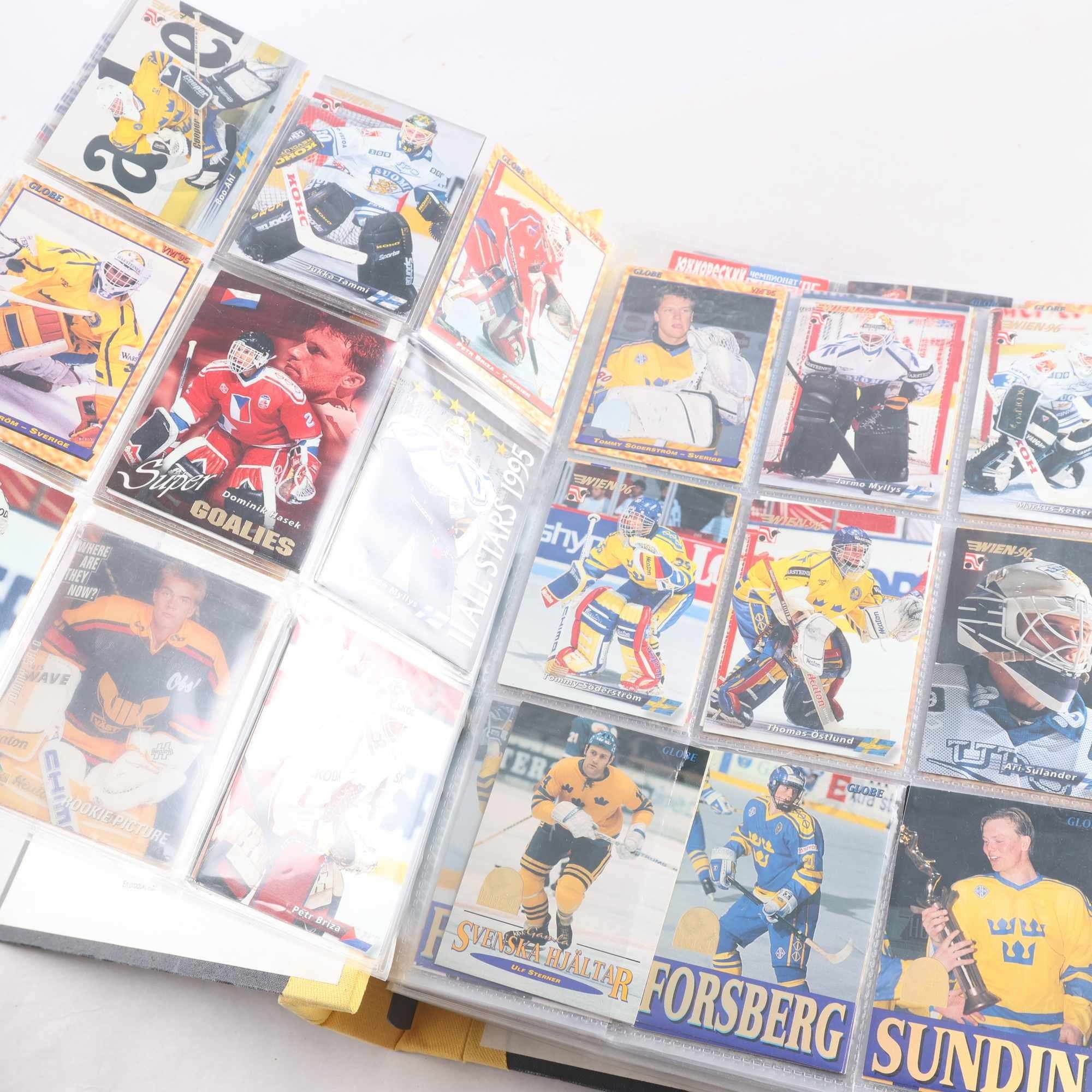 Kort, Hockeybilder, blandat.