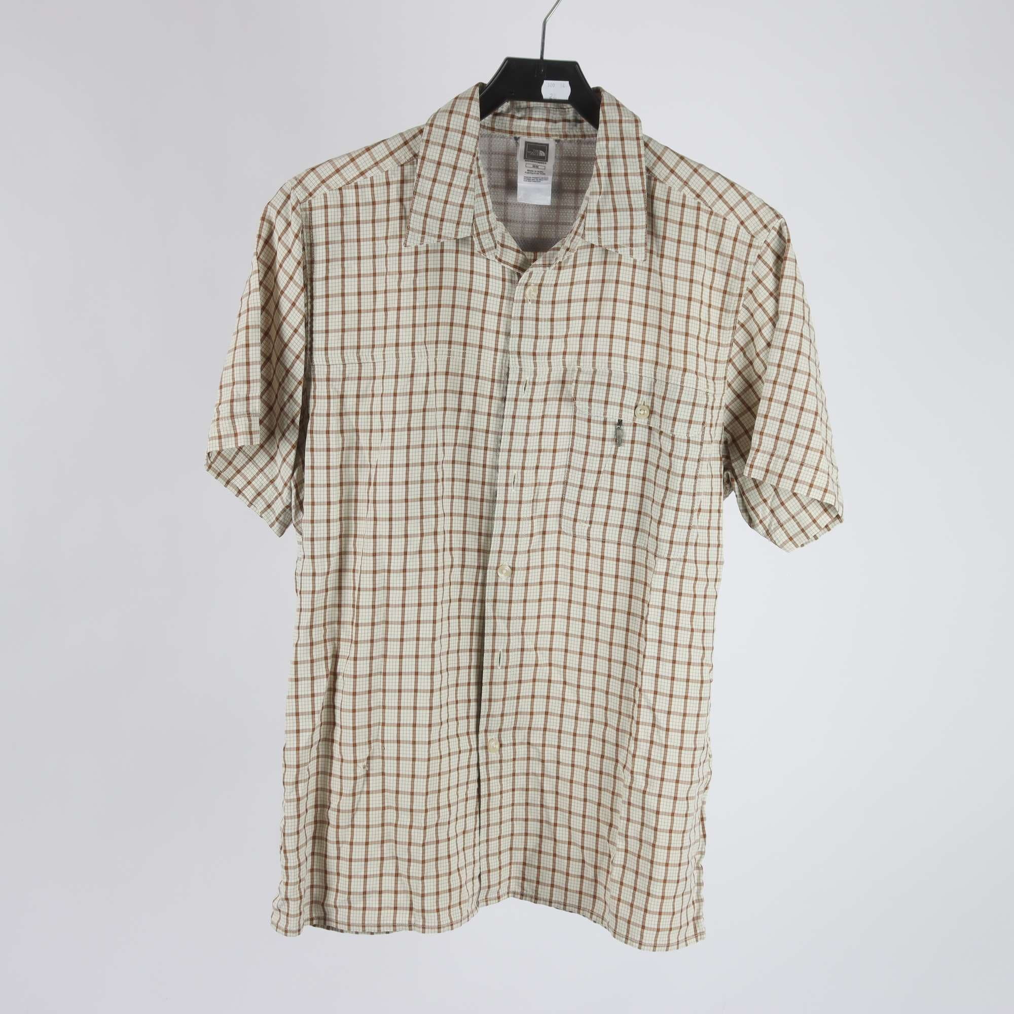 Skjorta, The North Face, rutig, brun, stl. M.