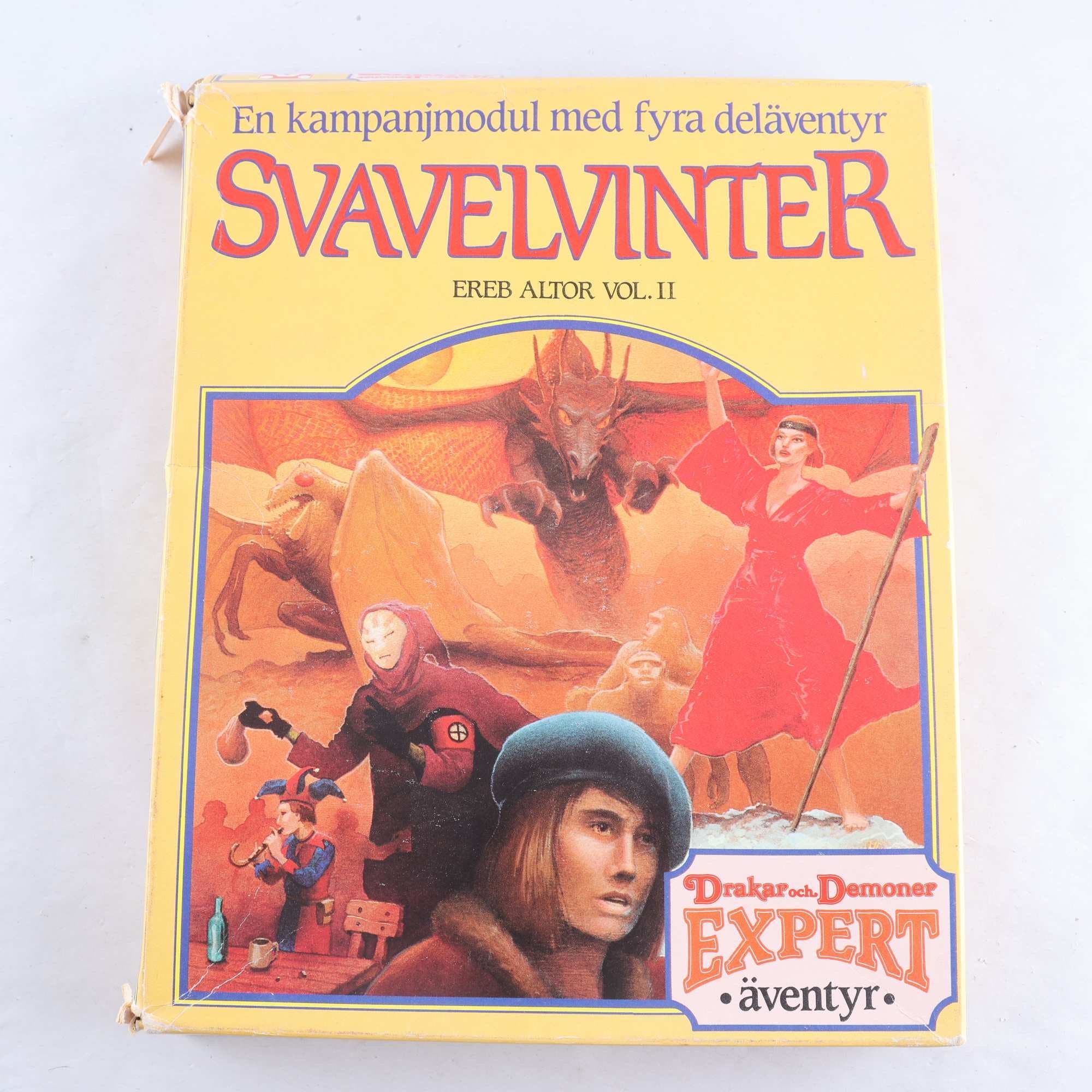 Rollspel, Svavelvinter, drakar & demoner expert, retro.