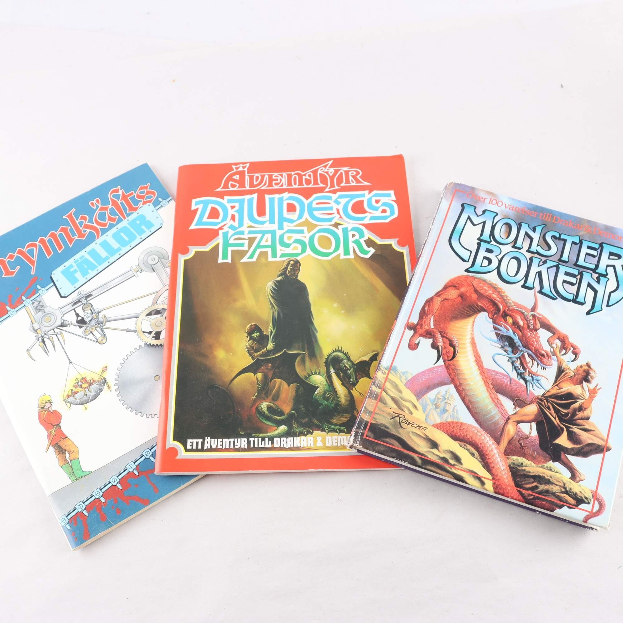 Rollspel, Spelmanualer etc, blandat 3st.