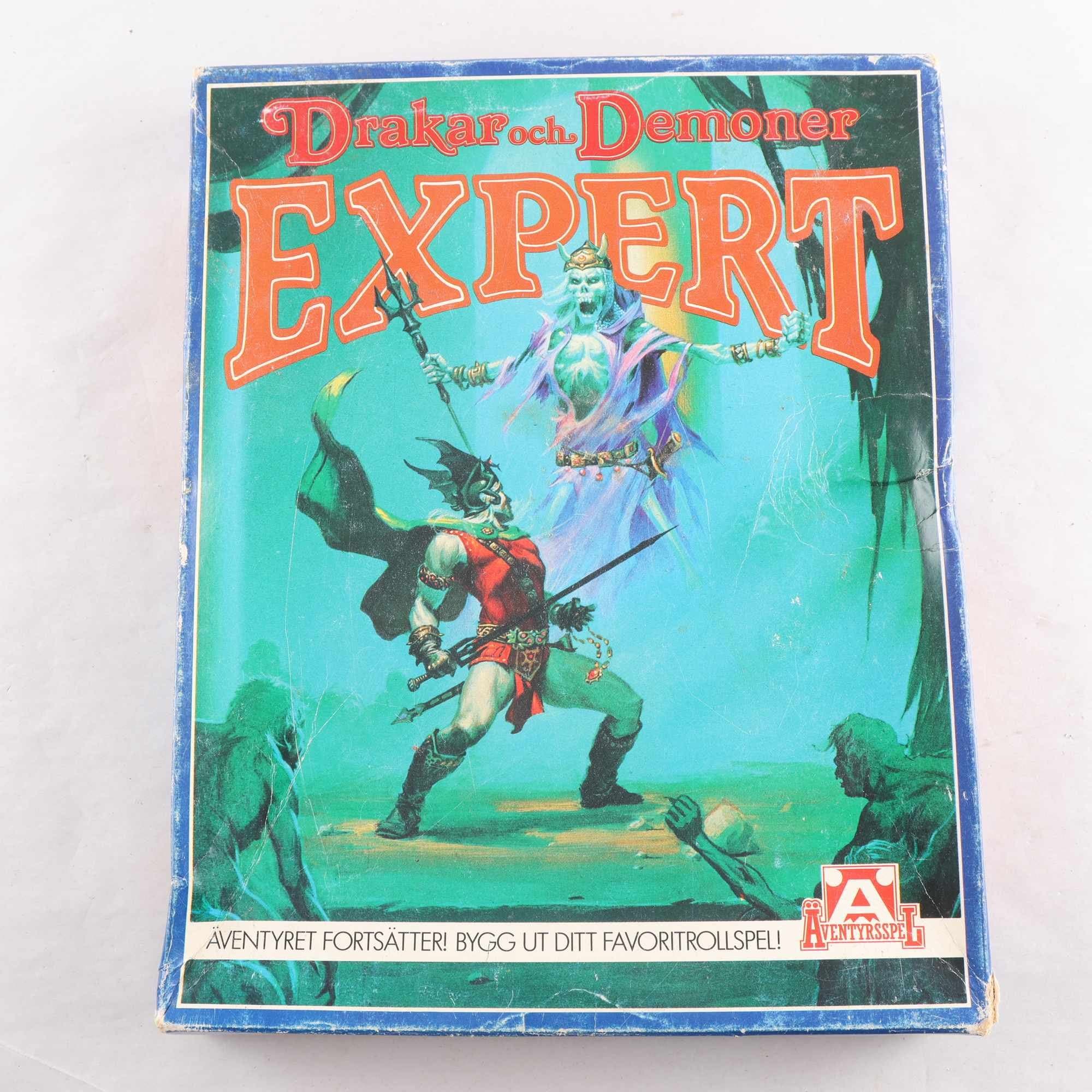 Rollspel, Drakar & demoner, expert,retro.