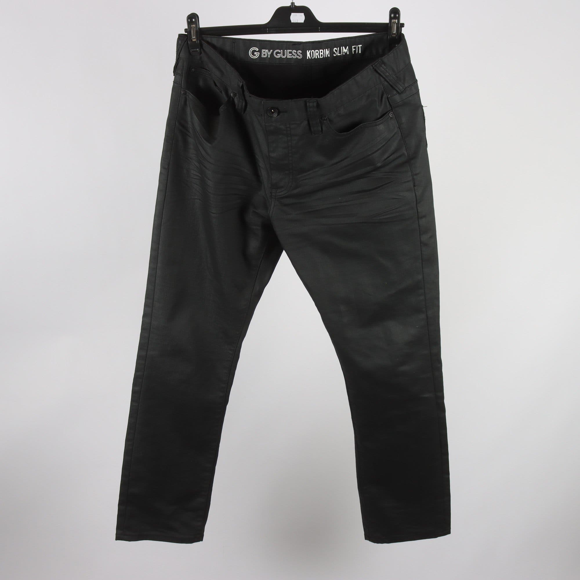 Byxor, G x Guess, Korbin slim fit, grå, stl. 46.