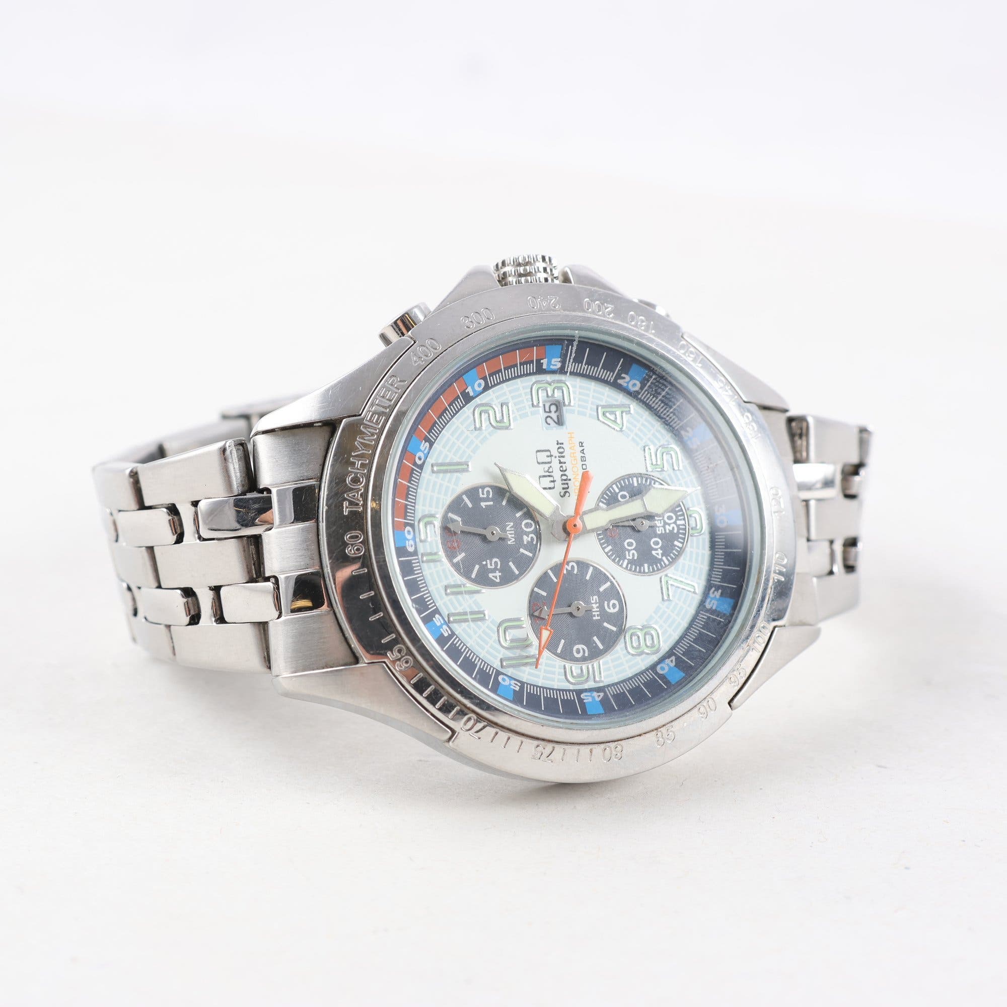 Herrur, Q&Q Superior silver tone, quartz