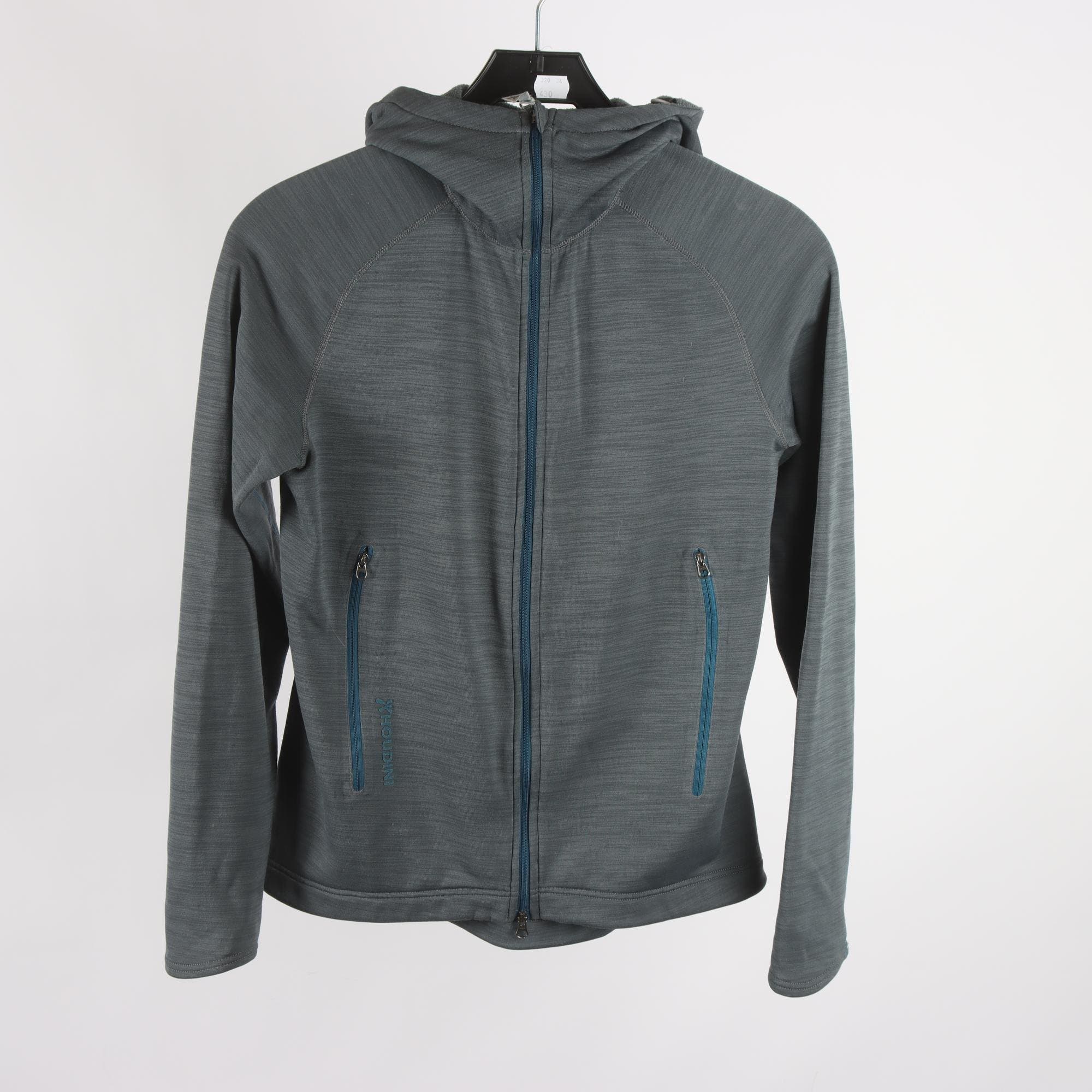 Hoodie, Houdini, grå, stl. S.