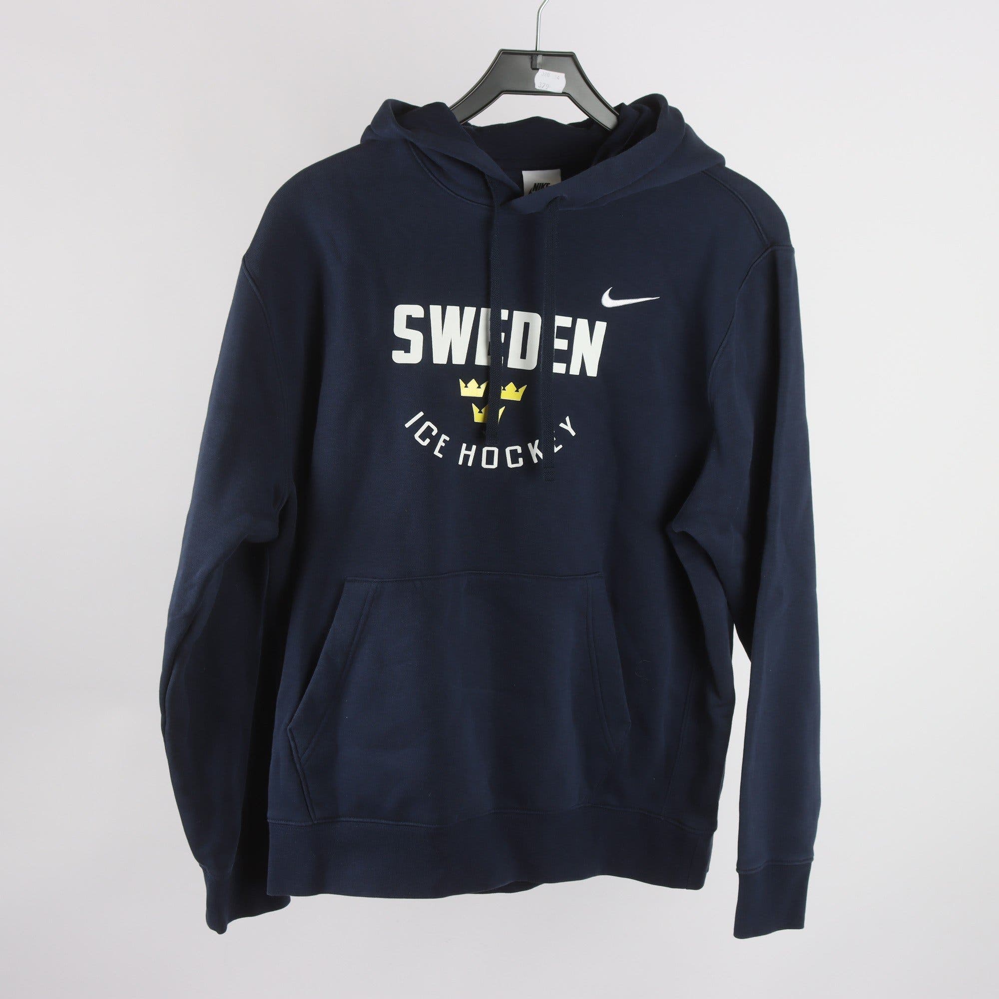 Hoodie, Nike, Tre Kronor, Sweden, blå, stl. M.