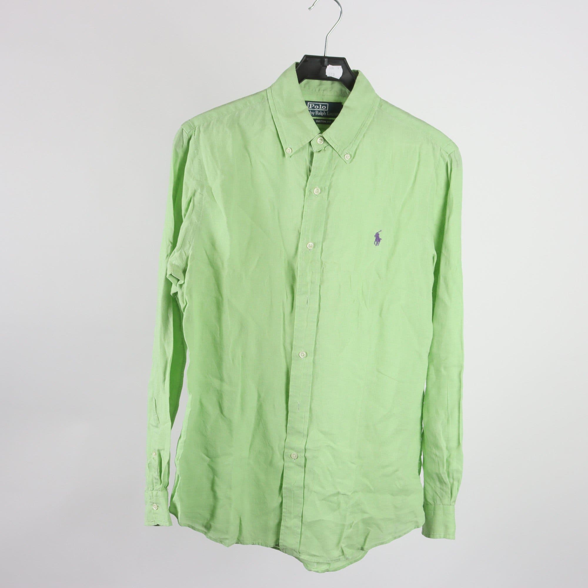 Skjorta, Polo Ralph Lauren, grön, 100% lin, stl. S.