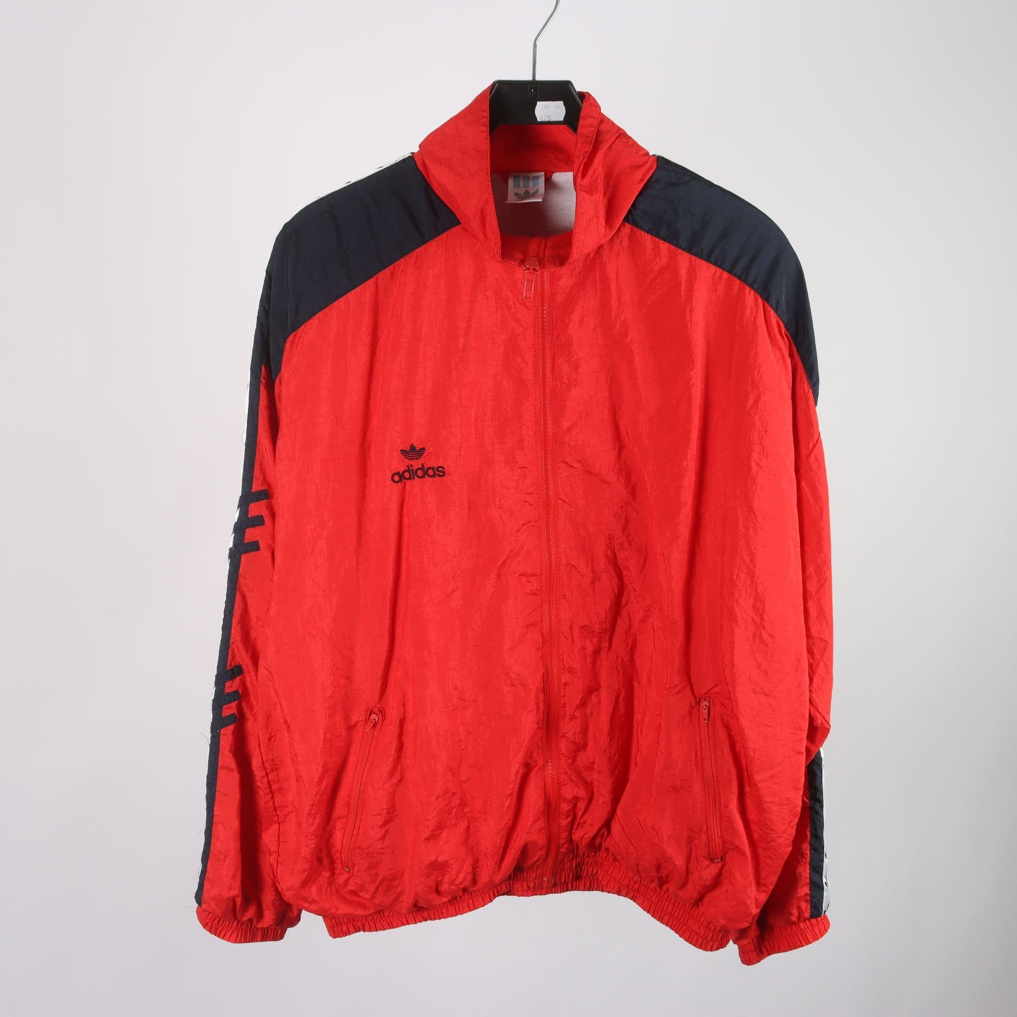Sportjacka, Adidas, röd, blå, stl. L.
