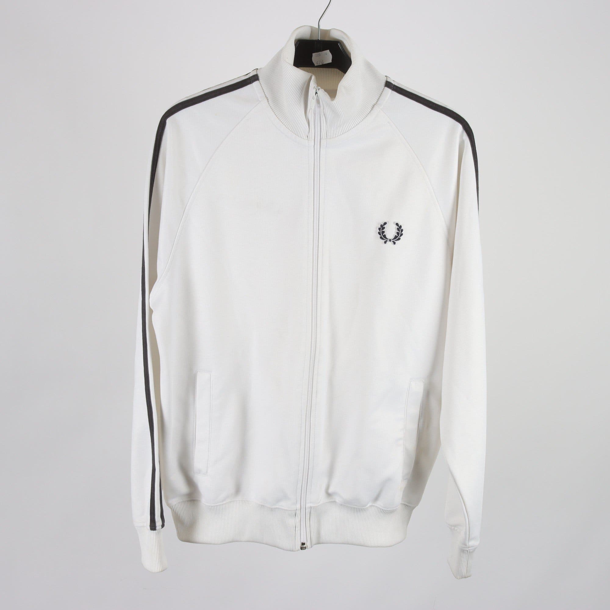Sportjacka, Fred Perry, vit, stl. S.