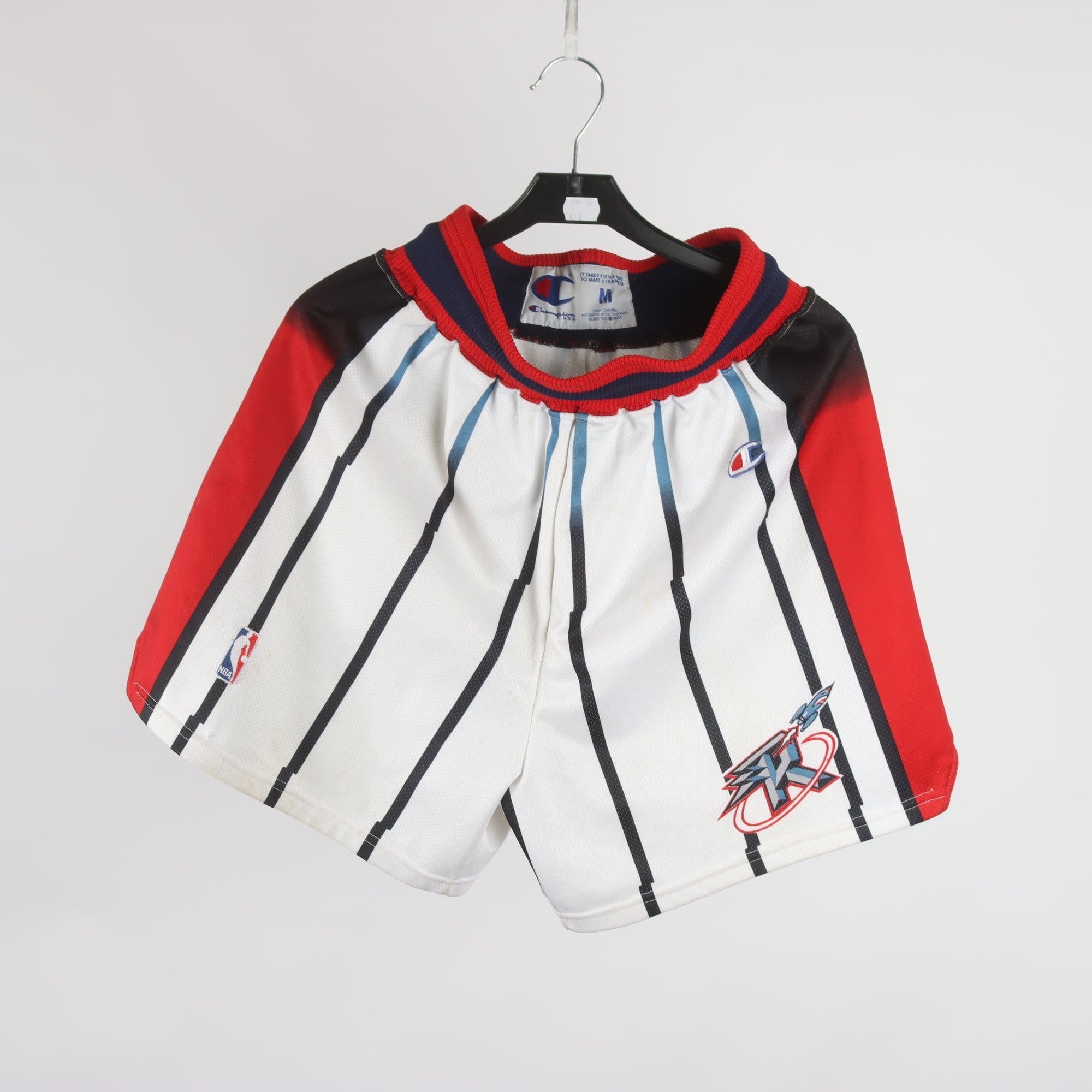 Shorts, Chamion, NBA, blå, vit, röd, stl. M.