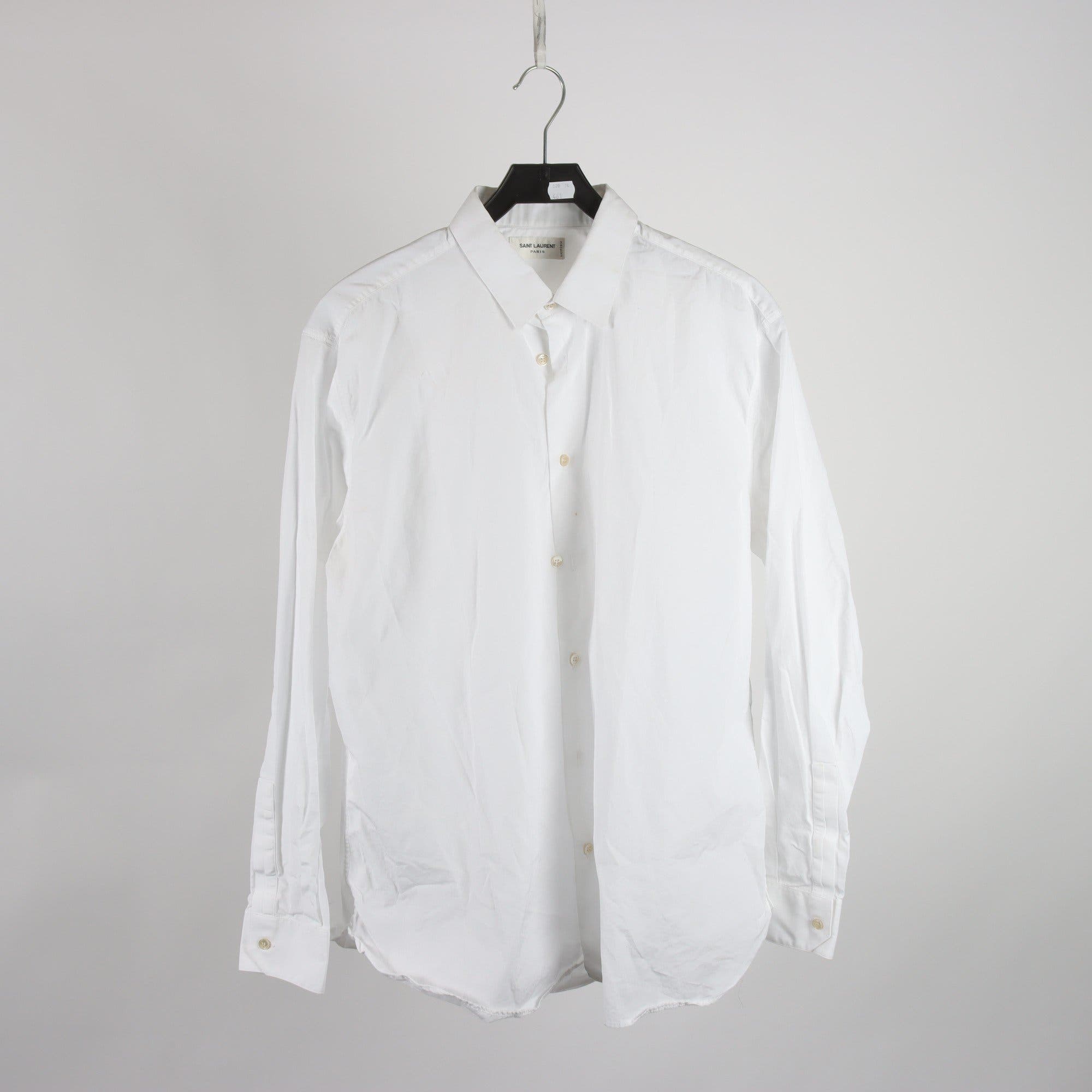 Skjorta, Saint Laurent, vit, stl. 42.