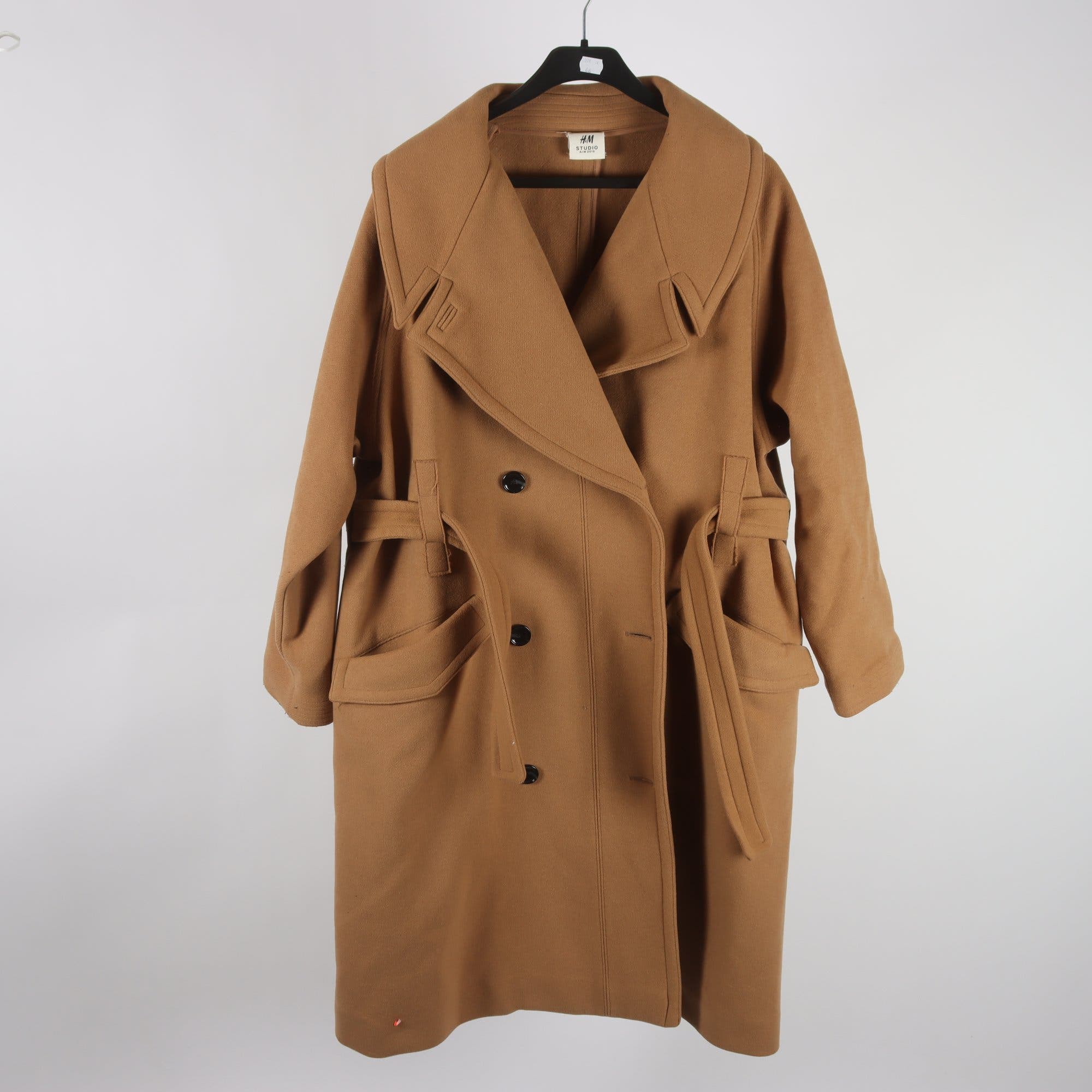 Kappa, H&M Studio, brun, ullmix, stl. 40.