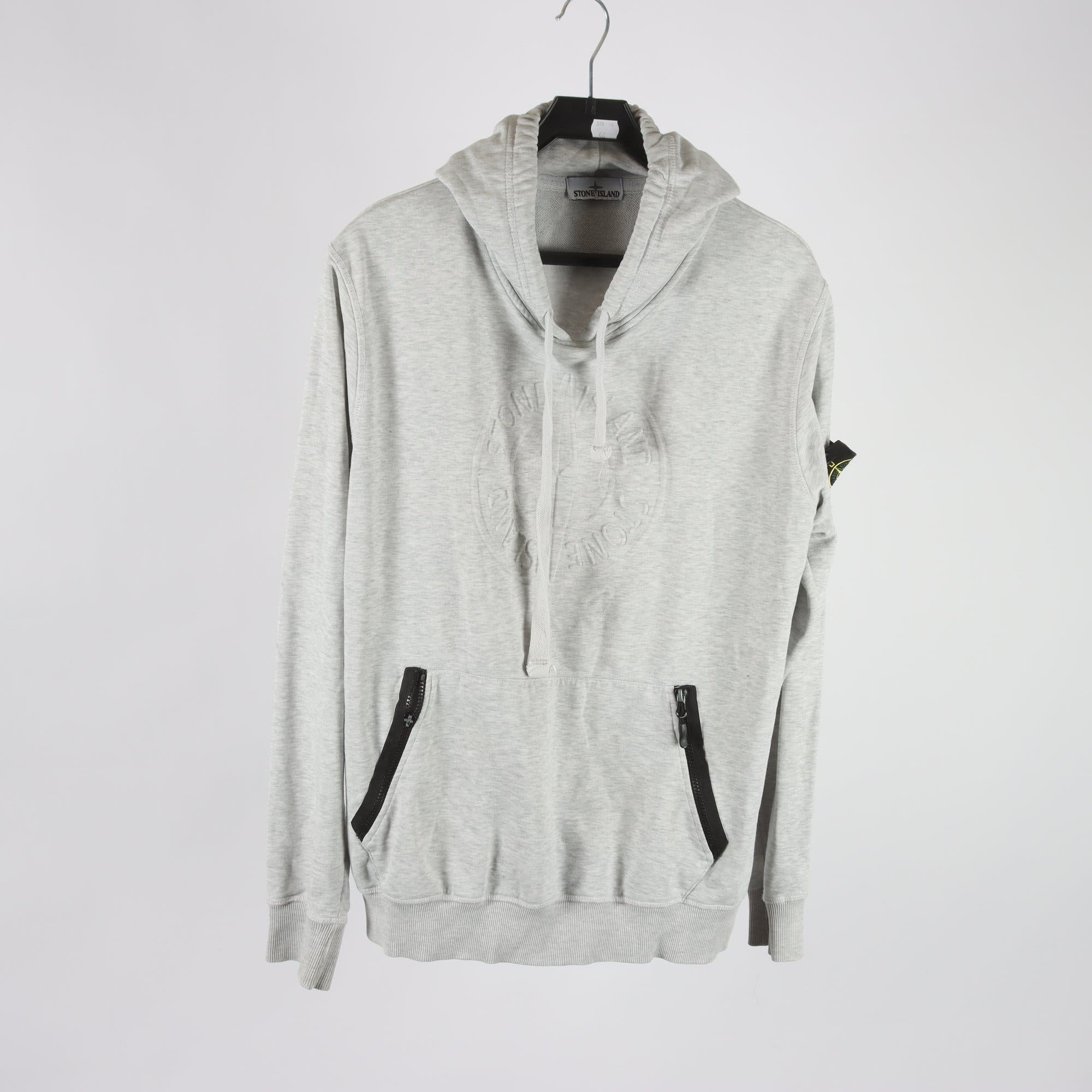 Hoodie, Stone Island, grå, stl. XXL.