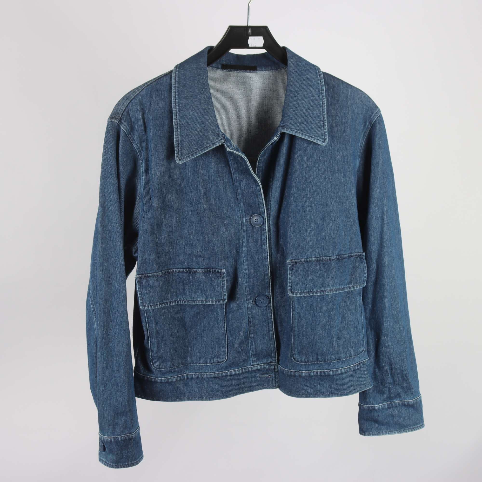 Jeansjacka, Uniqlo, blå, stl. M.