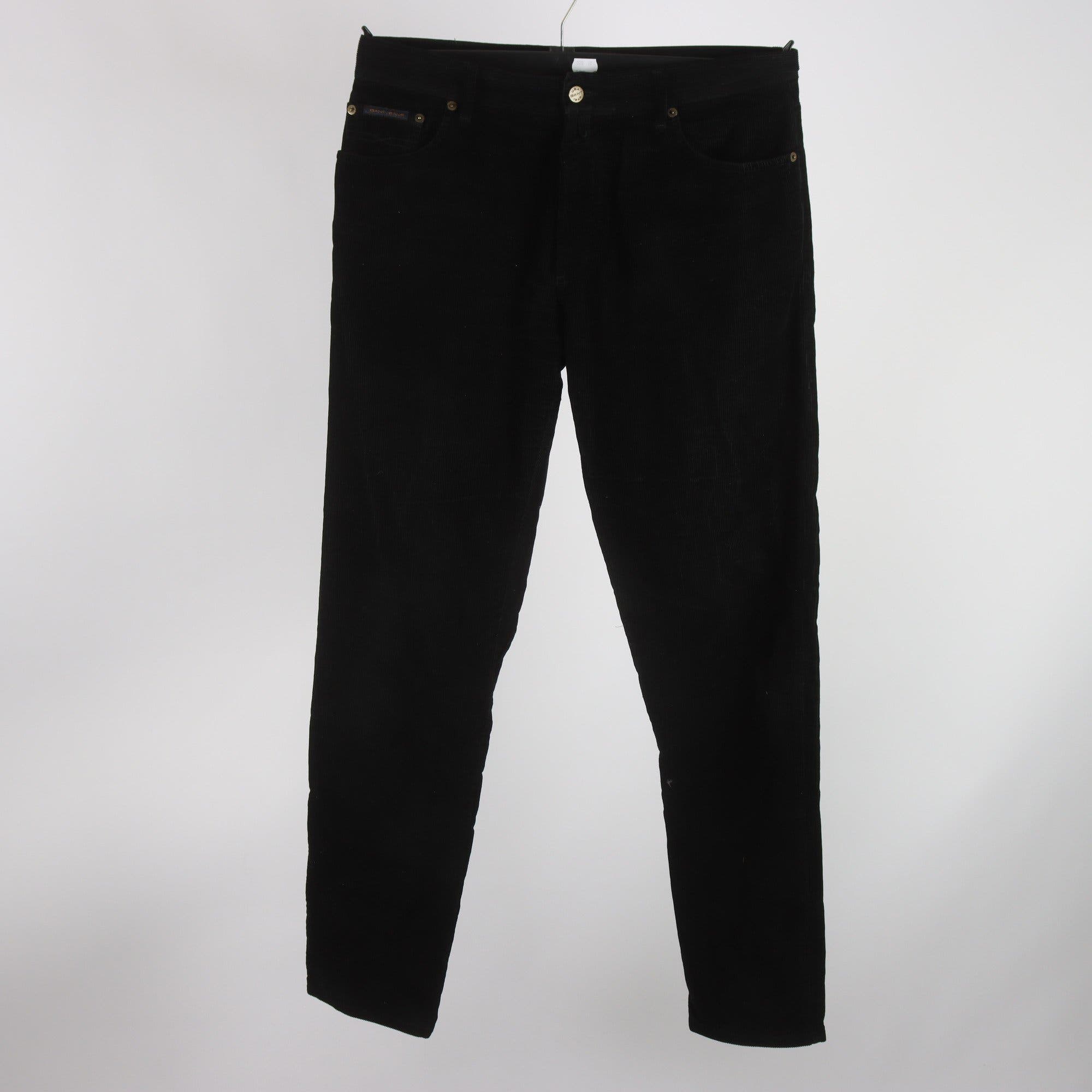 Byxor, Gant, blå, manchester, stl. 34″/34.