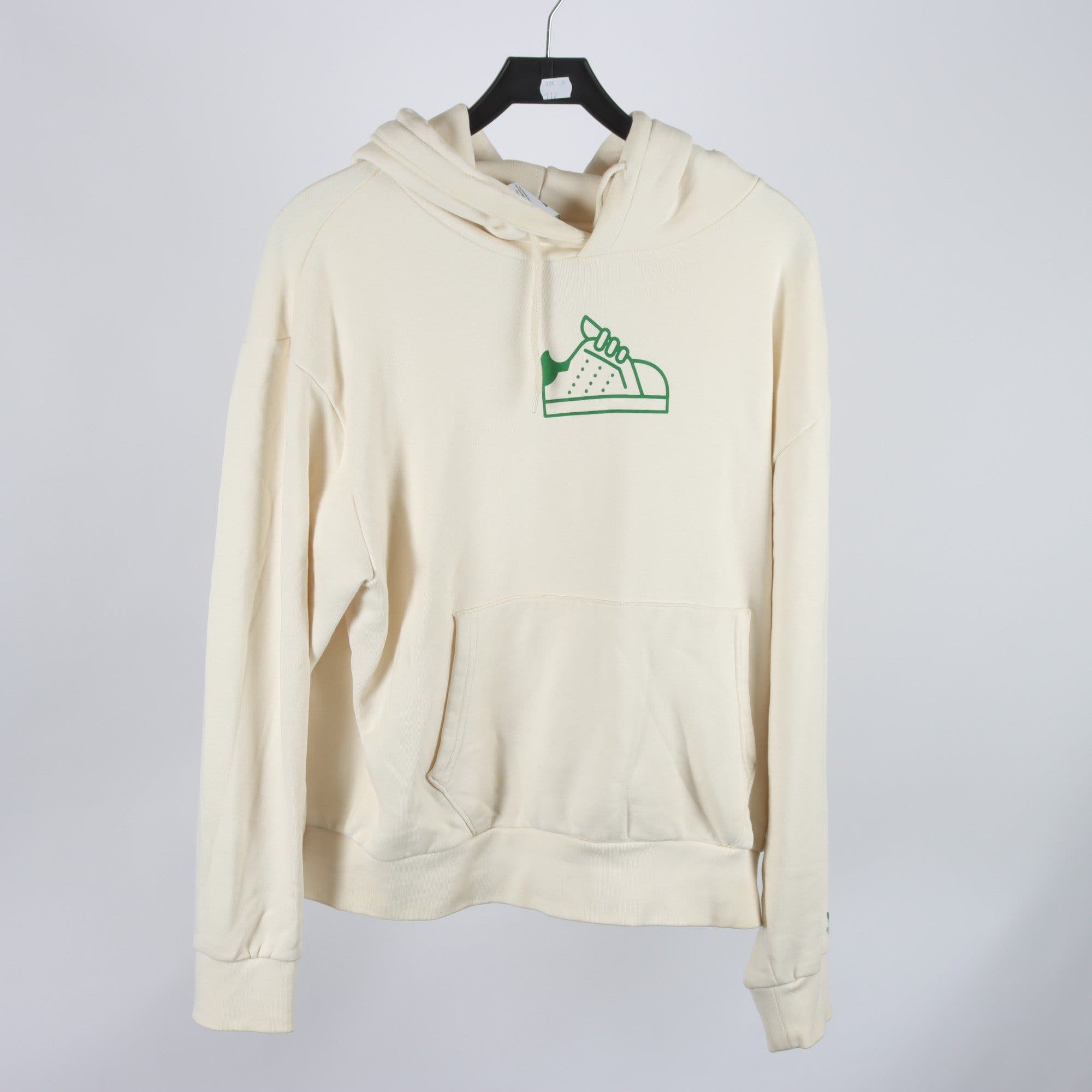 Hoodie, Adidas, vit, stl. M.