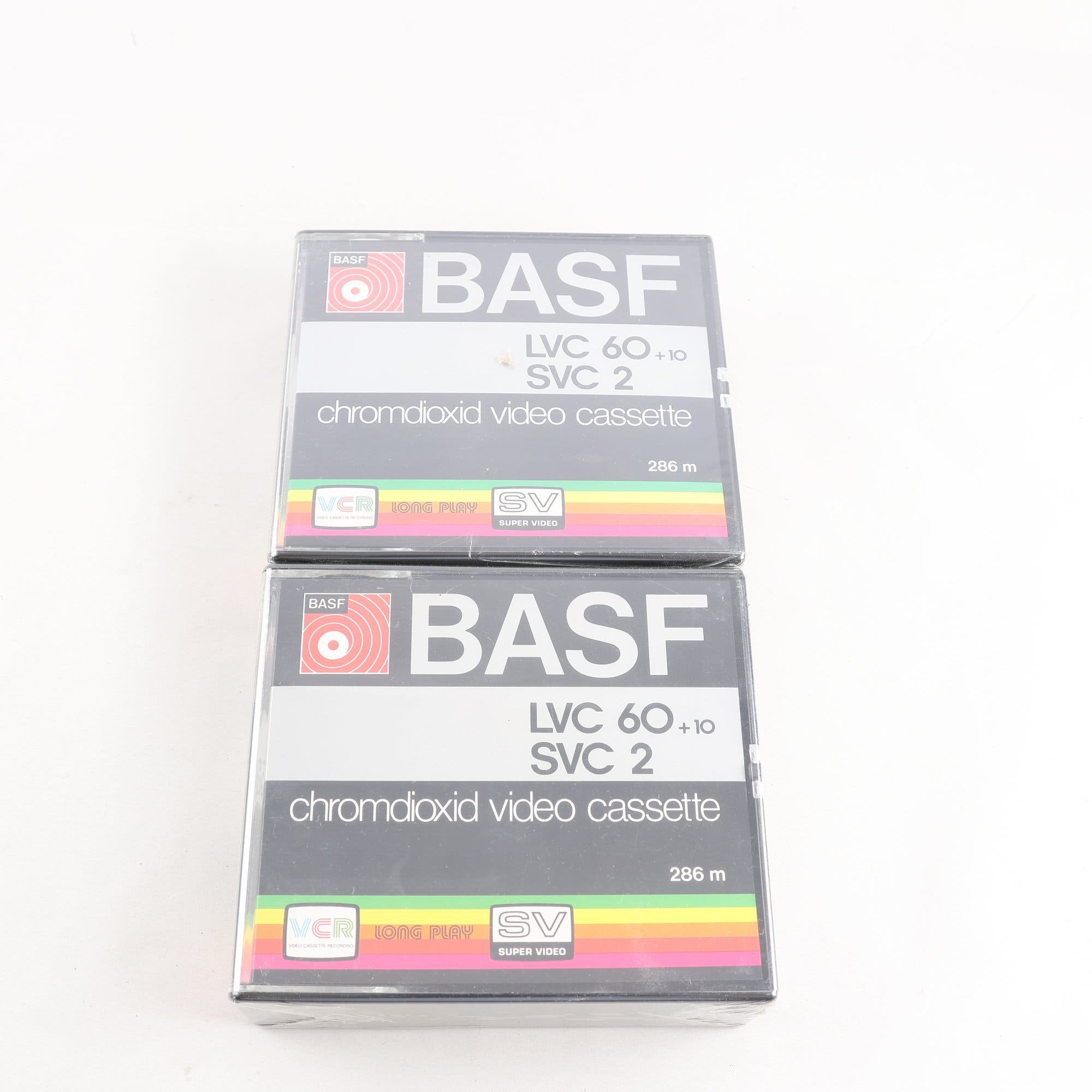 BASF Chromdioxid Video Cassette LVC 60+10 SVC 2, 2st