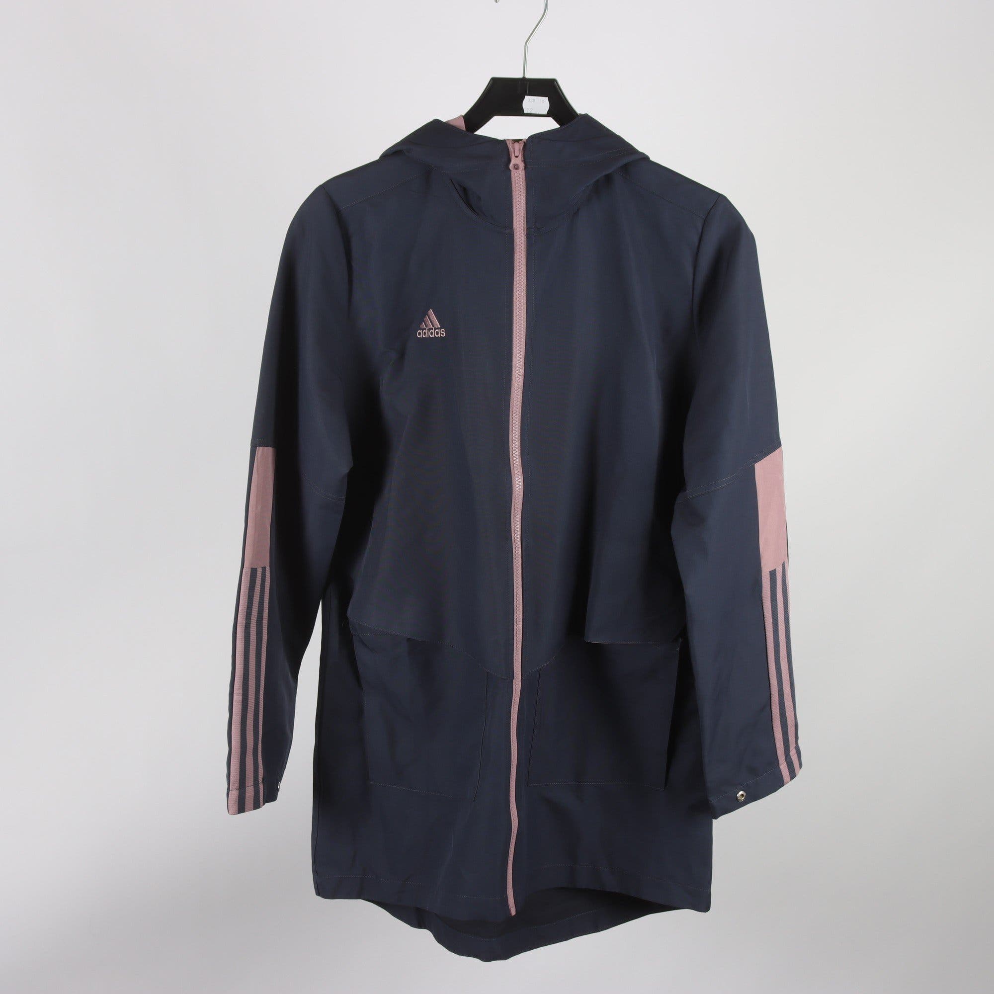 Vindjacka, Adidas, blå, rosa, stl. M.