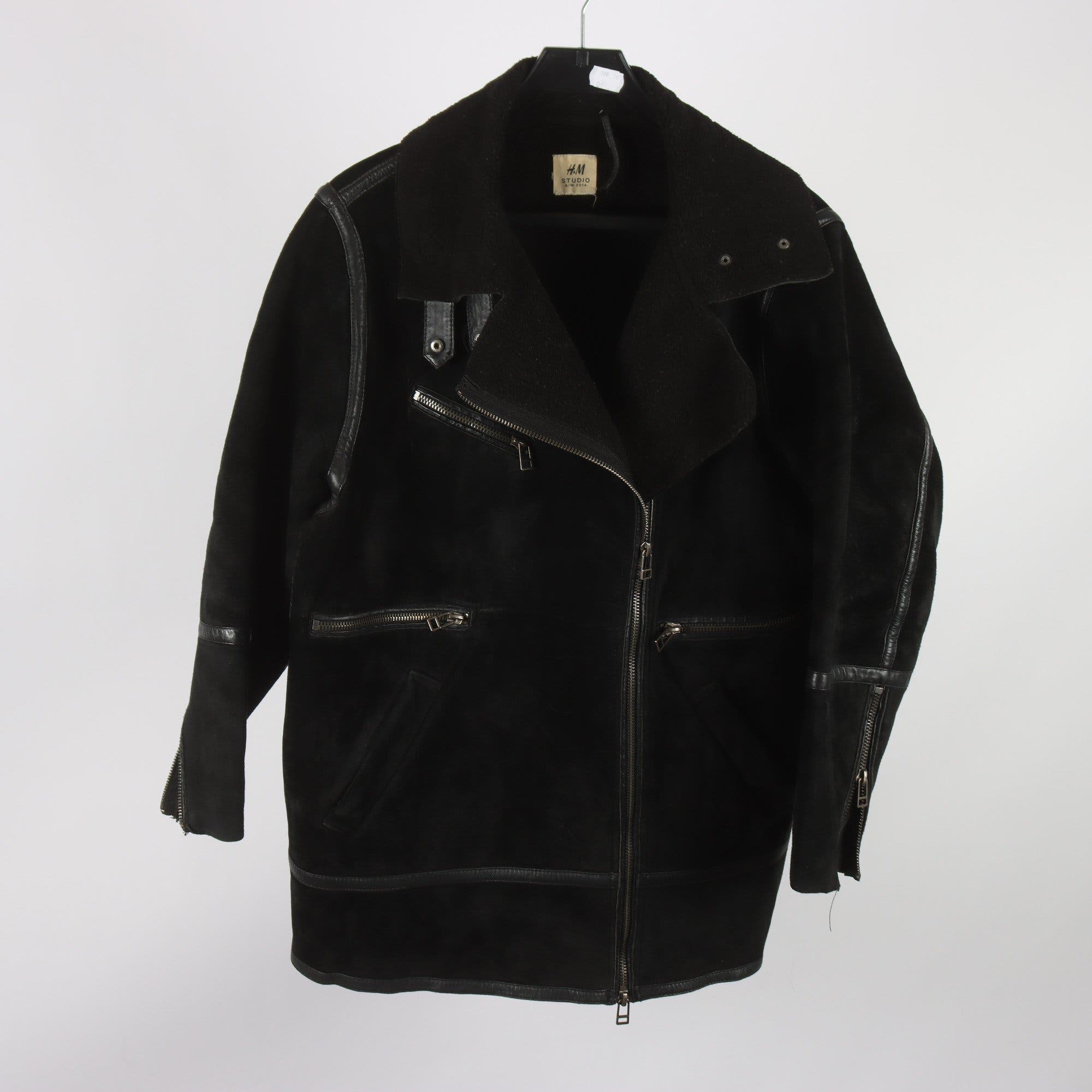 Mockajacka, H&M Studio, svart, oversize, stl. XS.