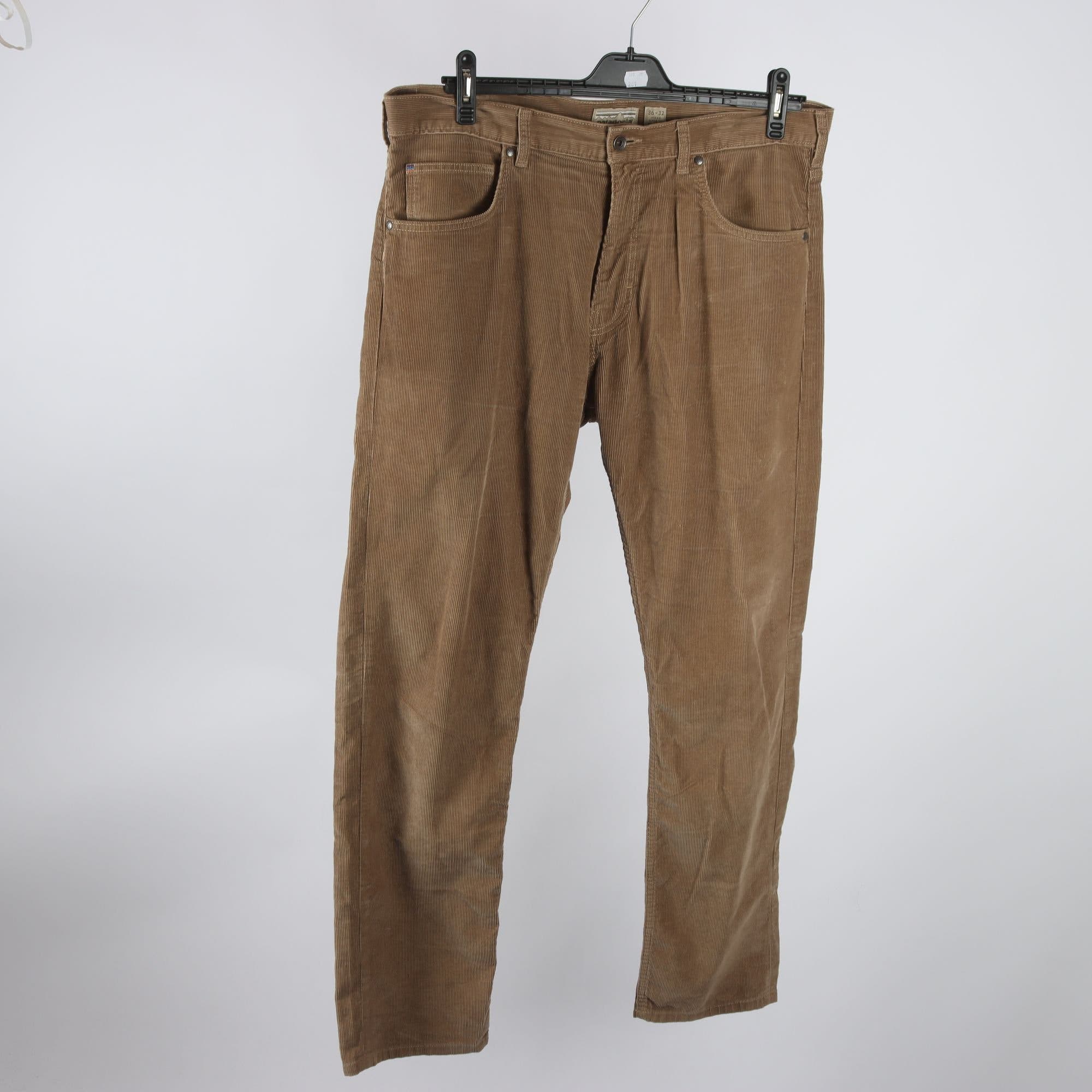 Byxor, Patagonia, beige, manchester, stl. 36″/32.