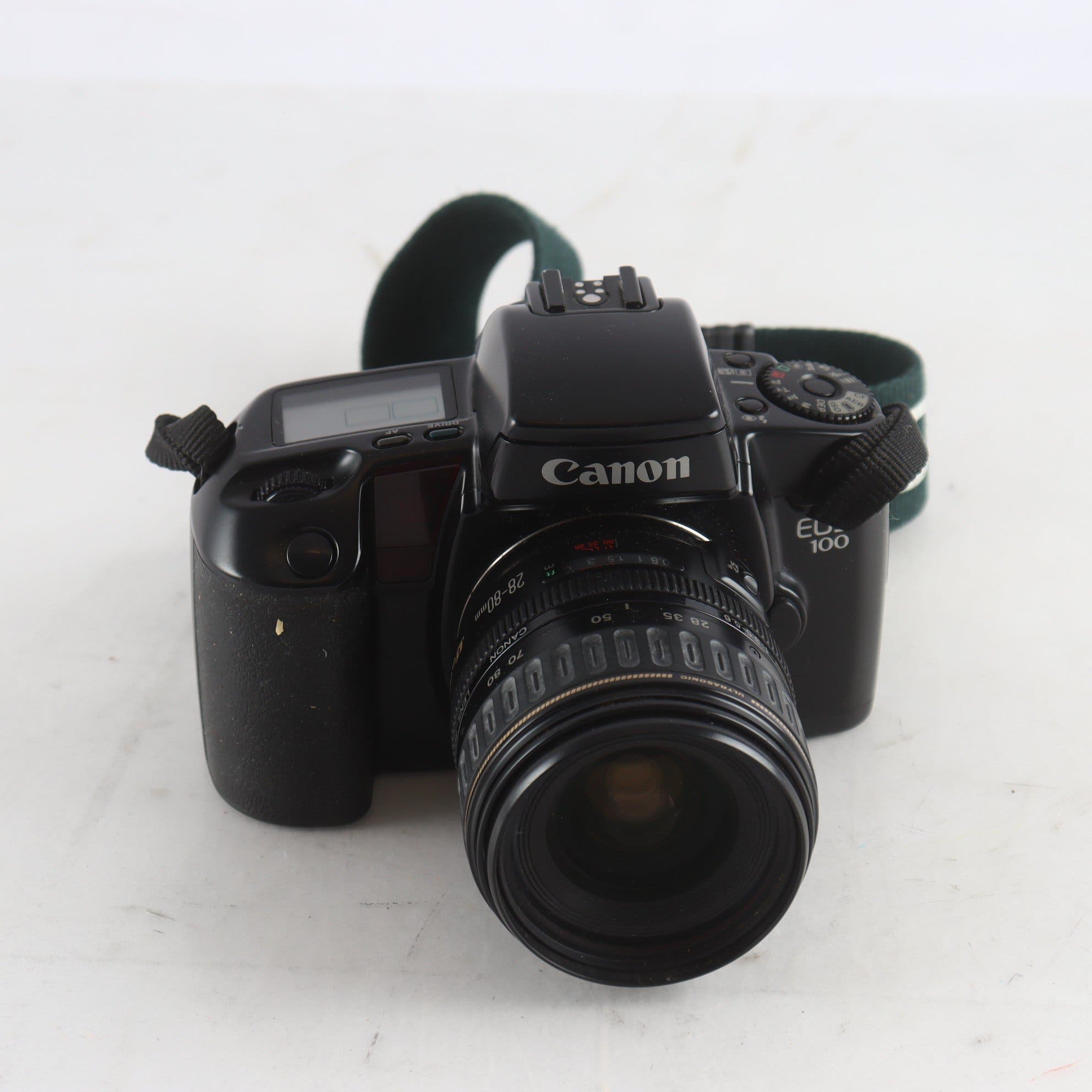 Canon Eos 100, med objektiv