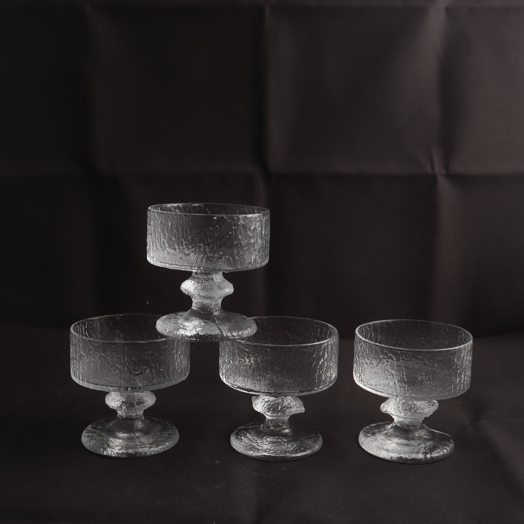 Dessertskålar / Champagnekupor, Iittala, Festivo, 4 st. Samfraktas ej.
