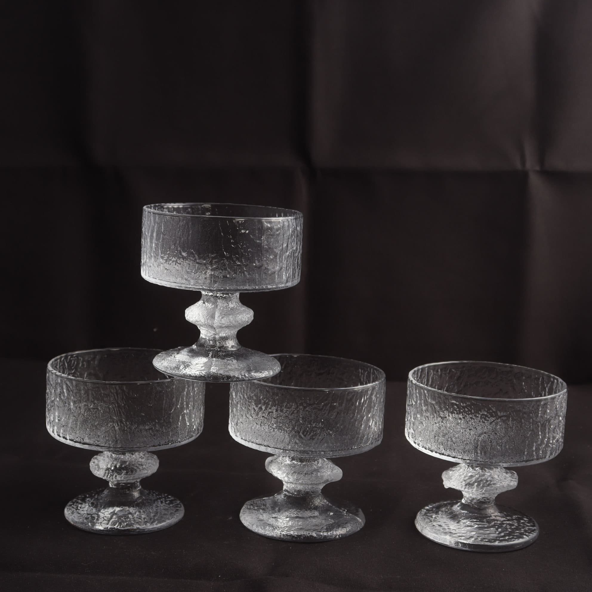 Dessertskålar / Champagnekupor, Iittala, Festivo, 4 st. Samfraktas ej.
