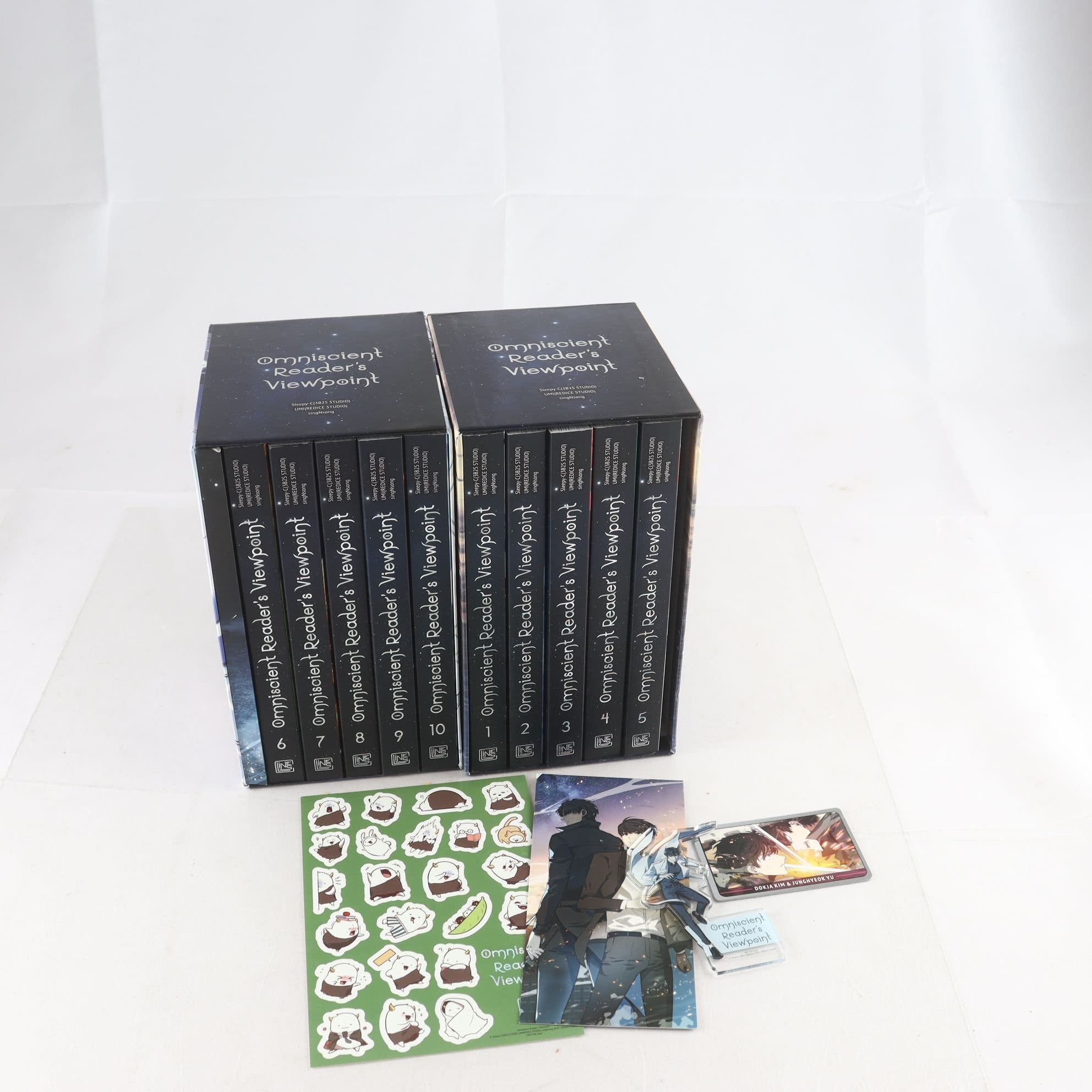 Bokpaket, Omniscient, readers viewpoint, vol.1-10, tysk upplaga. Samfraktas ej.
