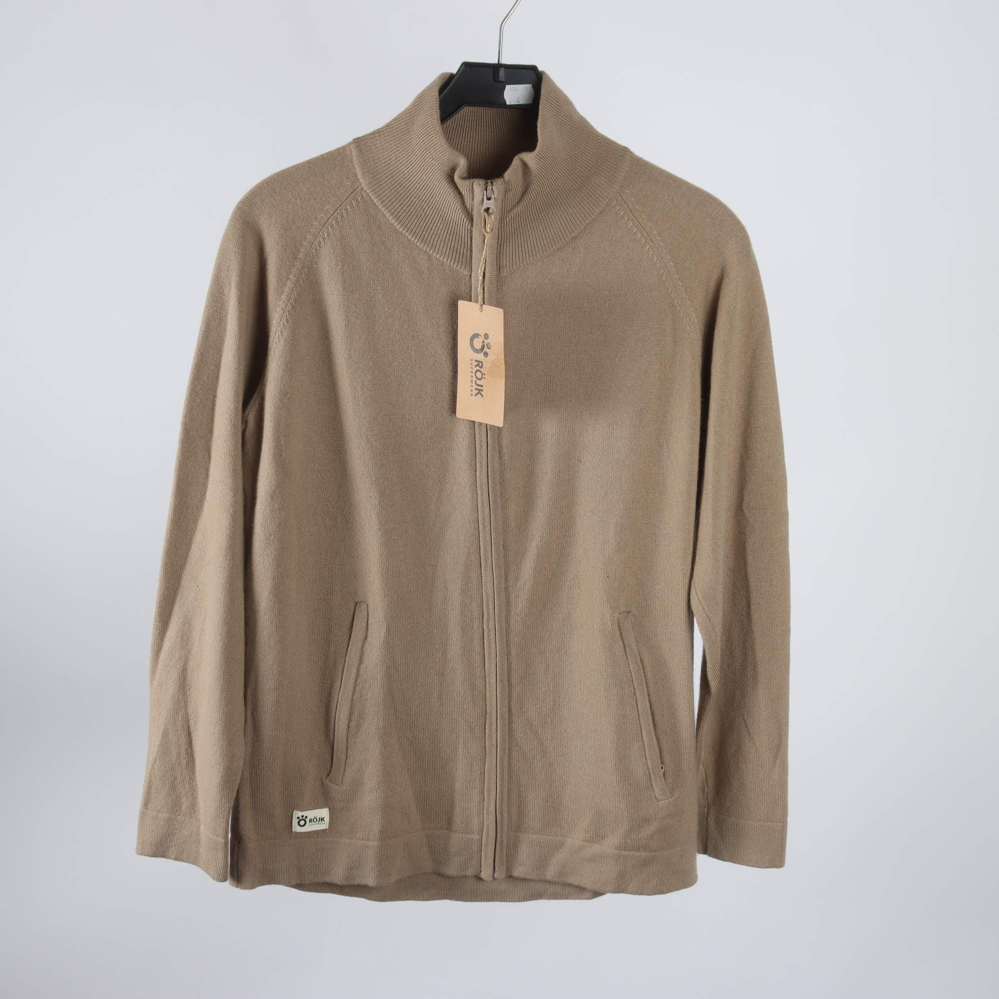 Tröja, Röjk, beige, 100% ull, stl. 40.