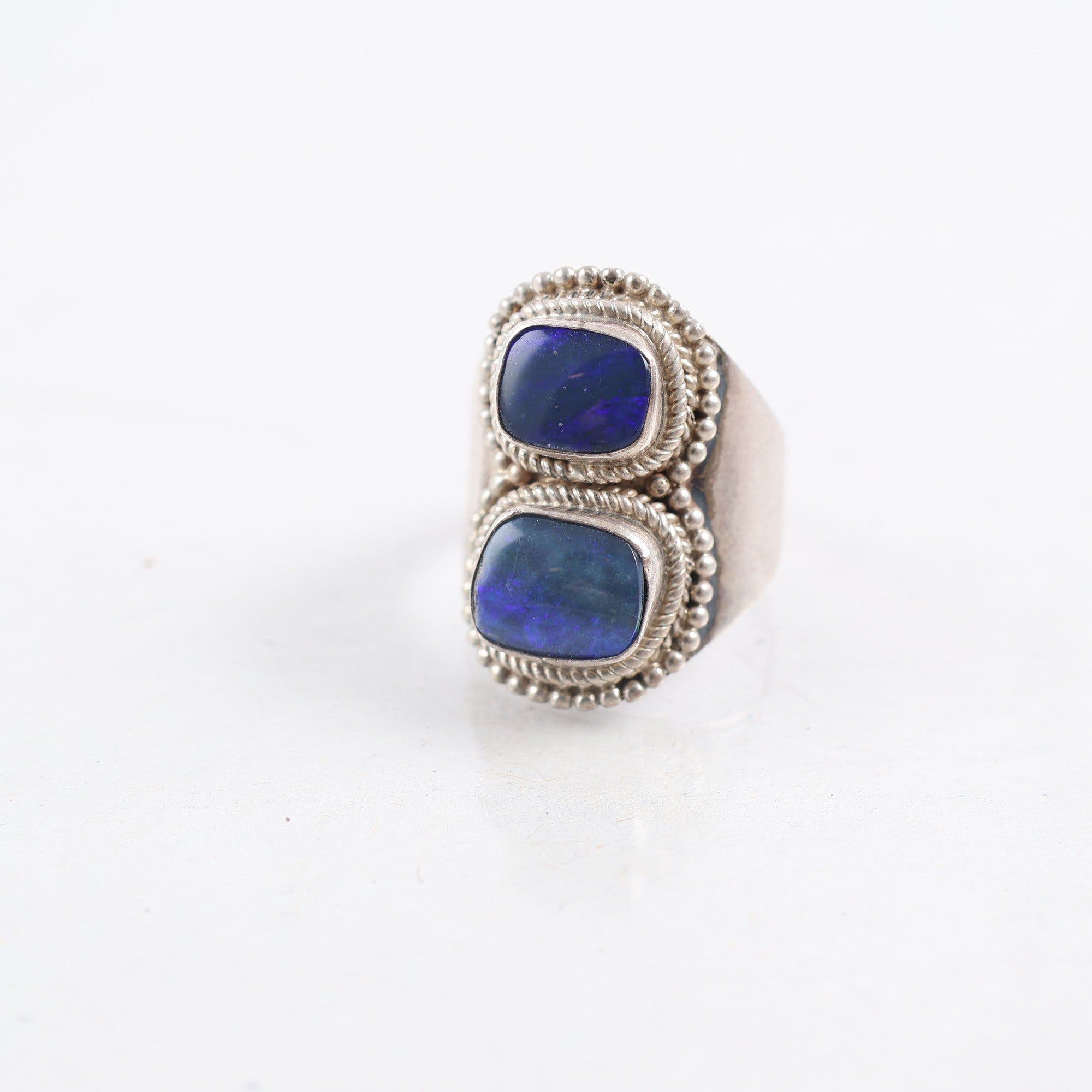 Silverring med Lapis lazuli, 925