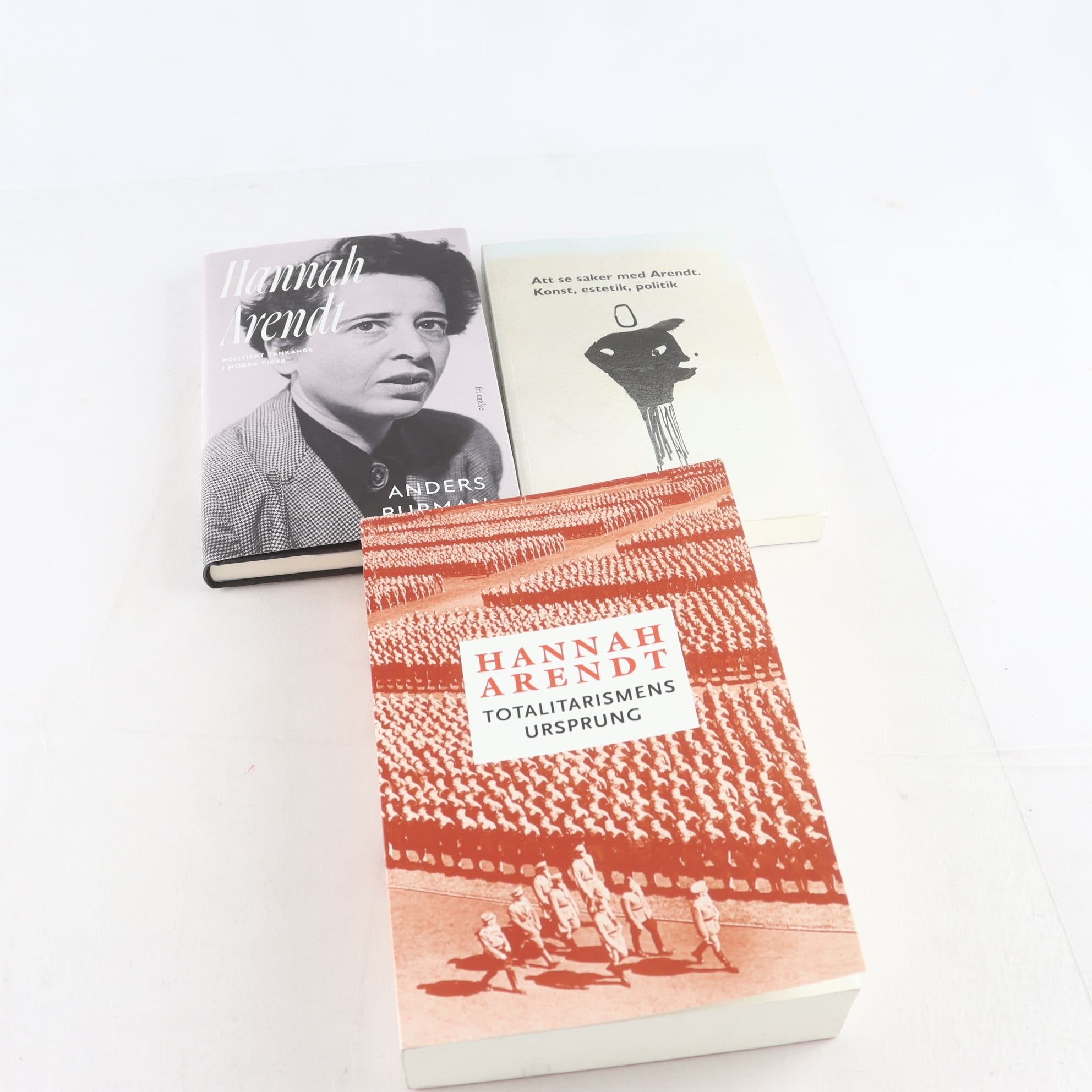 Hannah Arendt, bokpaket med 3 volymer