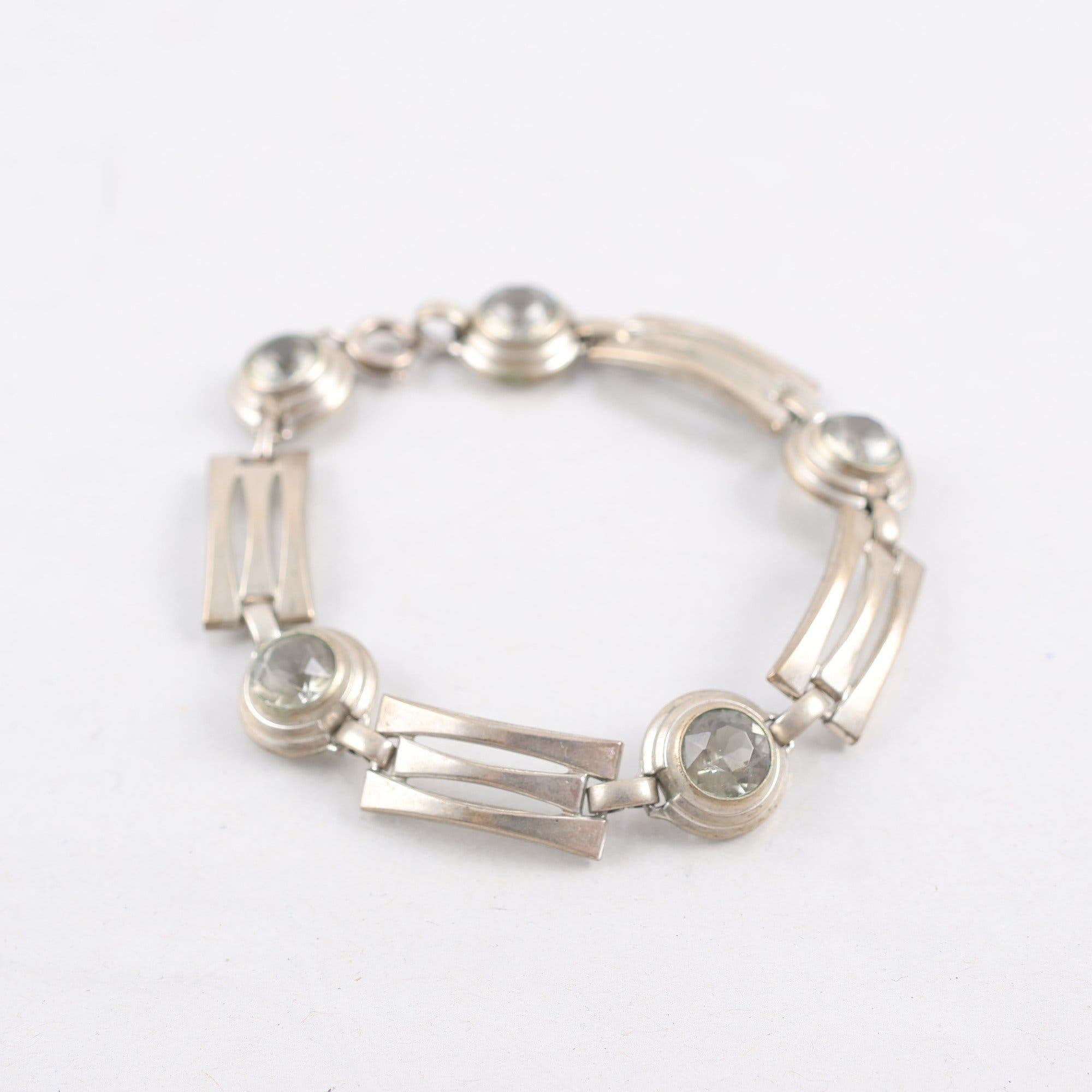 Armband med stenar, Silver 835