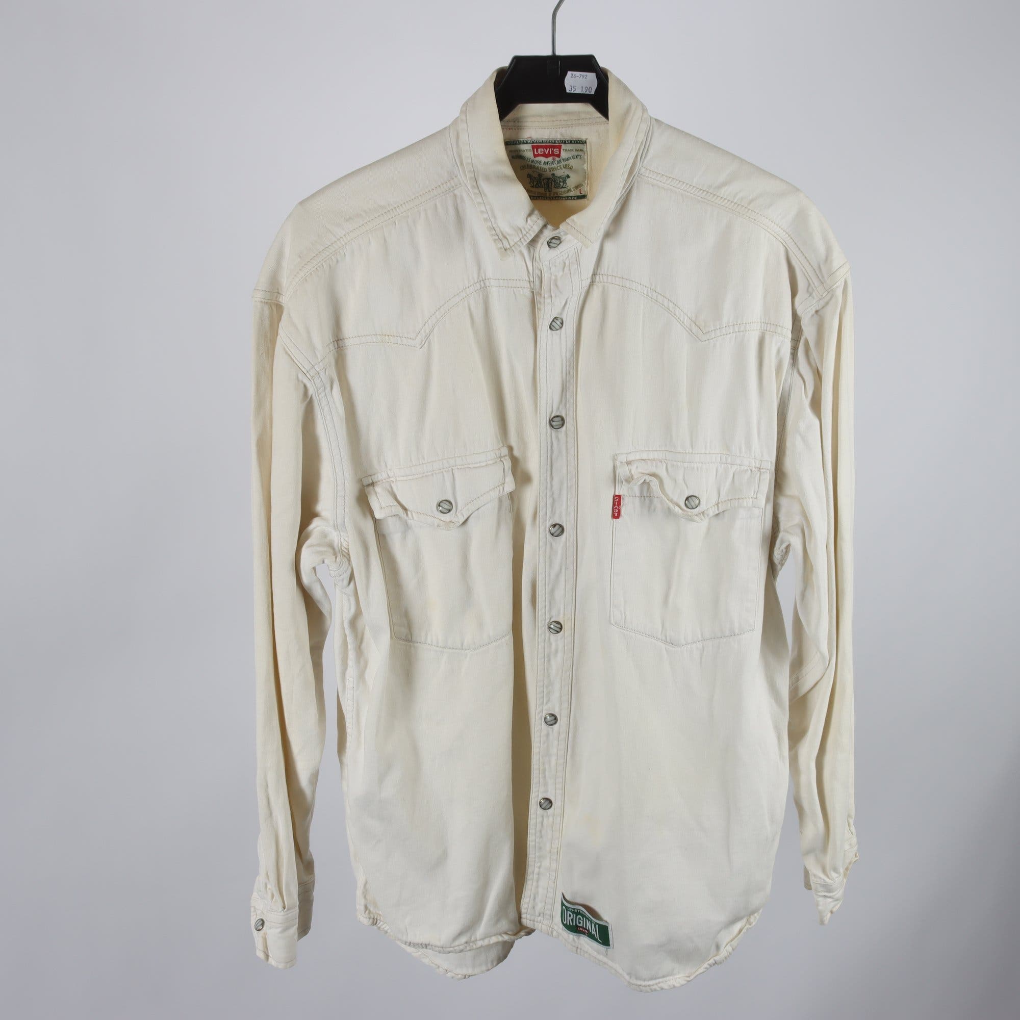 Jeansskjorta, Levis, stl. L