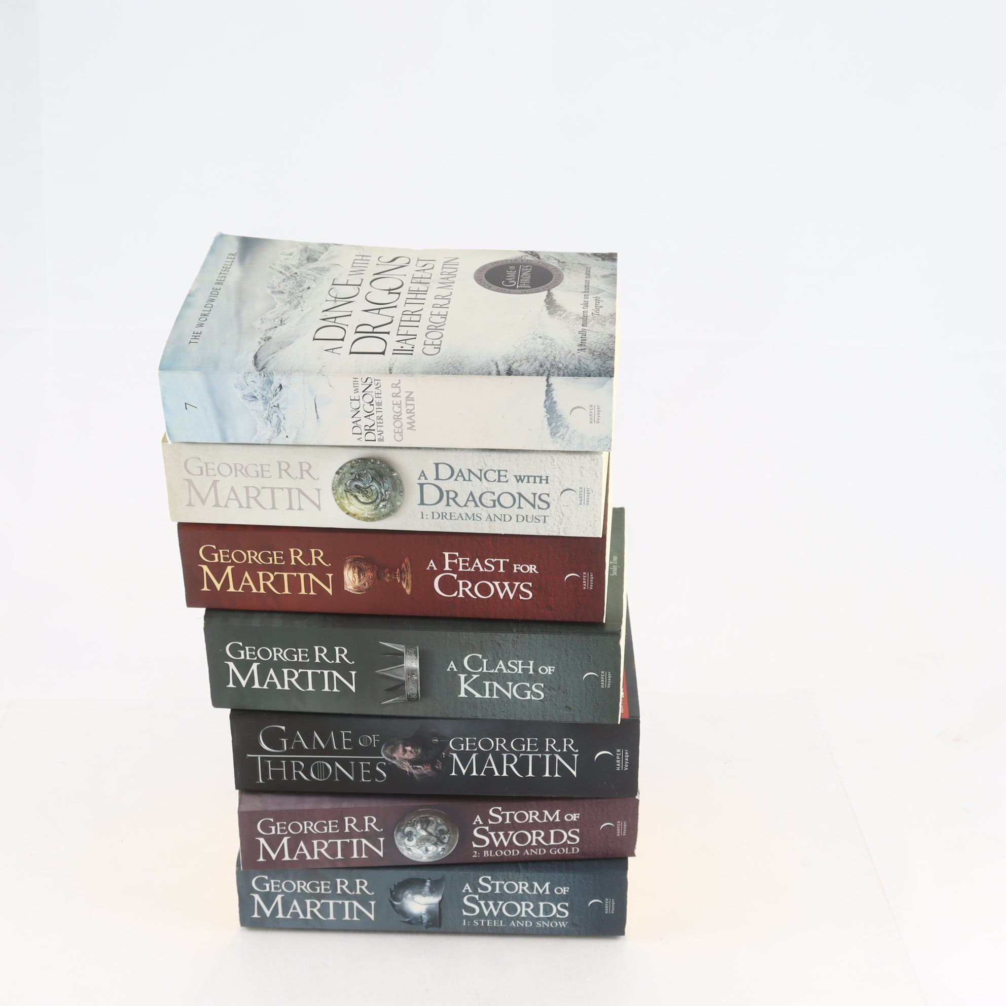 George R. R. Martin, Game of Thrones, 6 volymer