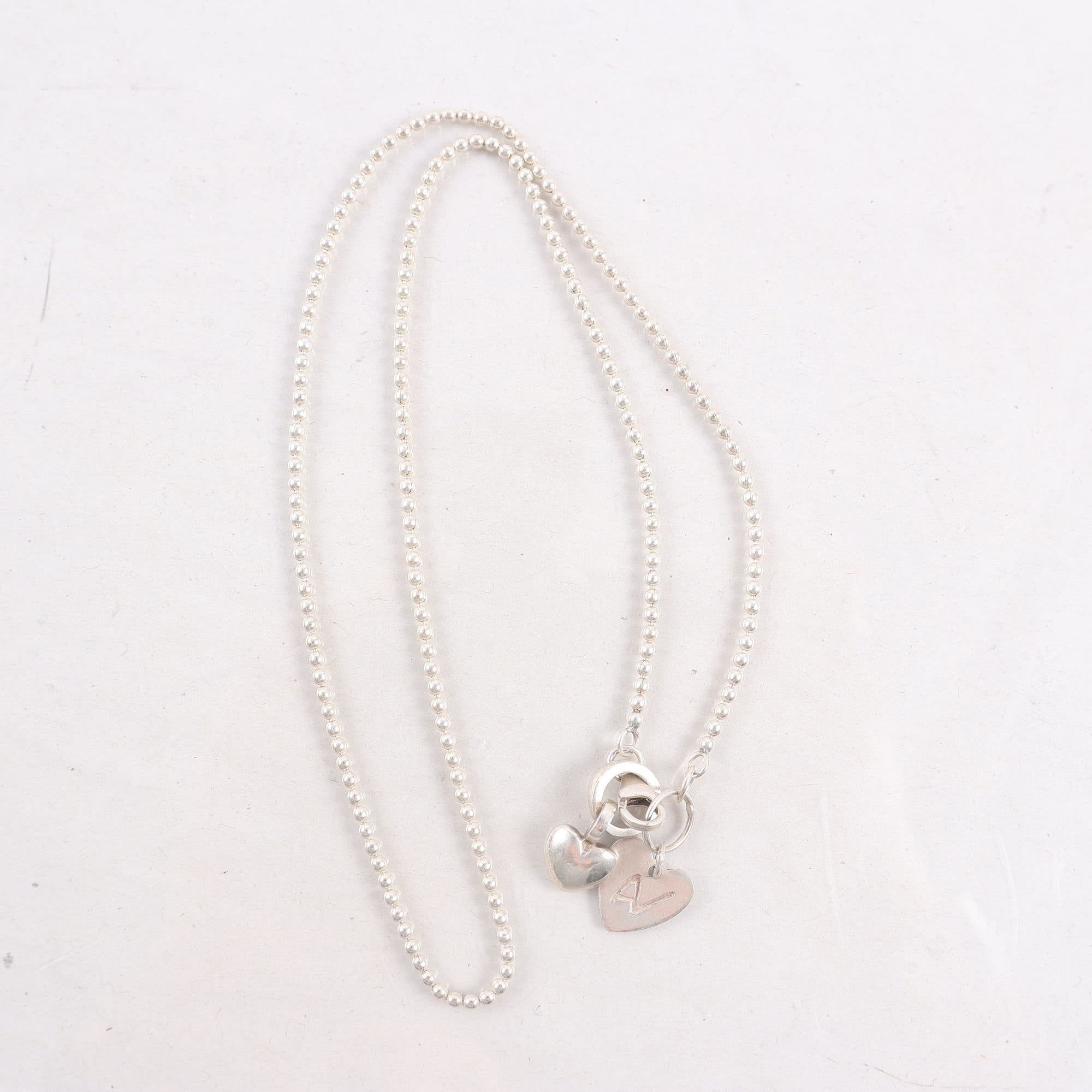 Kulkedja, berlock, hänge, silver