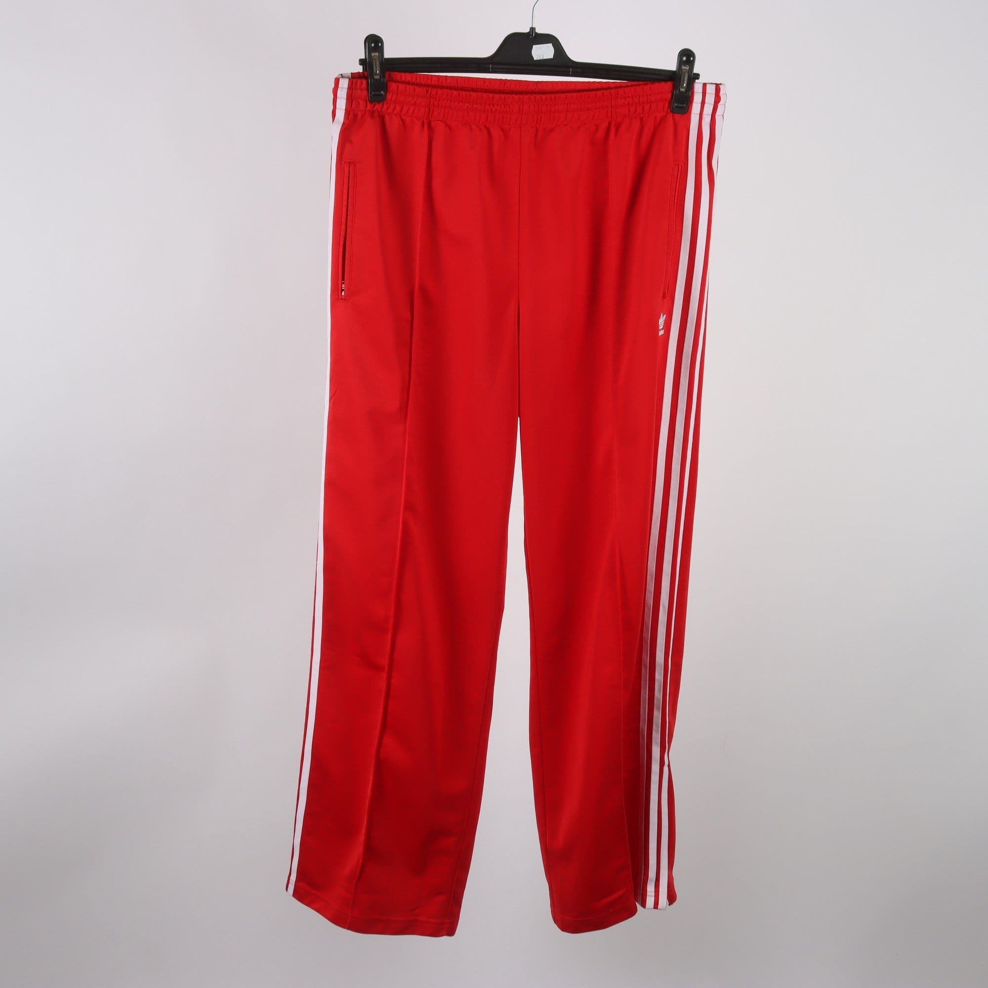 Sportbyxor, Adidas, röd, stl. L.